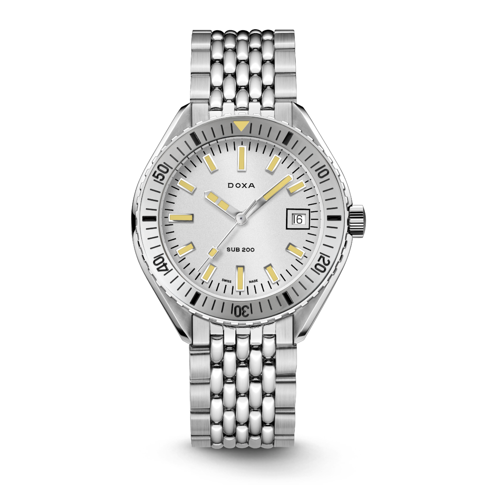 Doxa 200 - Searambler (Silver) Steel Bezel