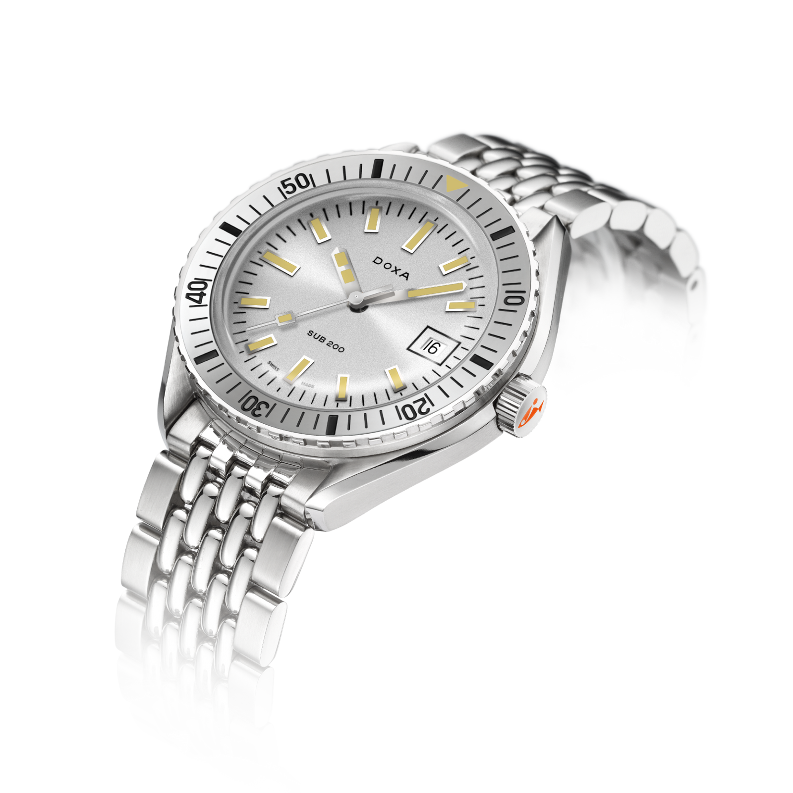 Doxa 200 - Searambler (Silver) Steel Bezel