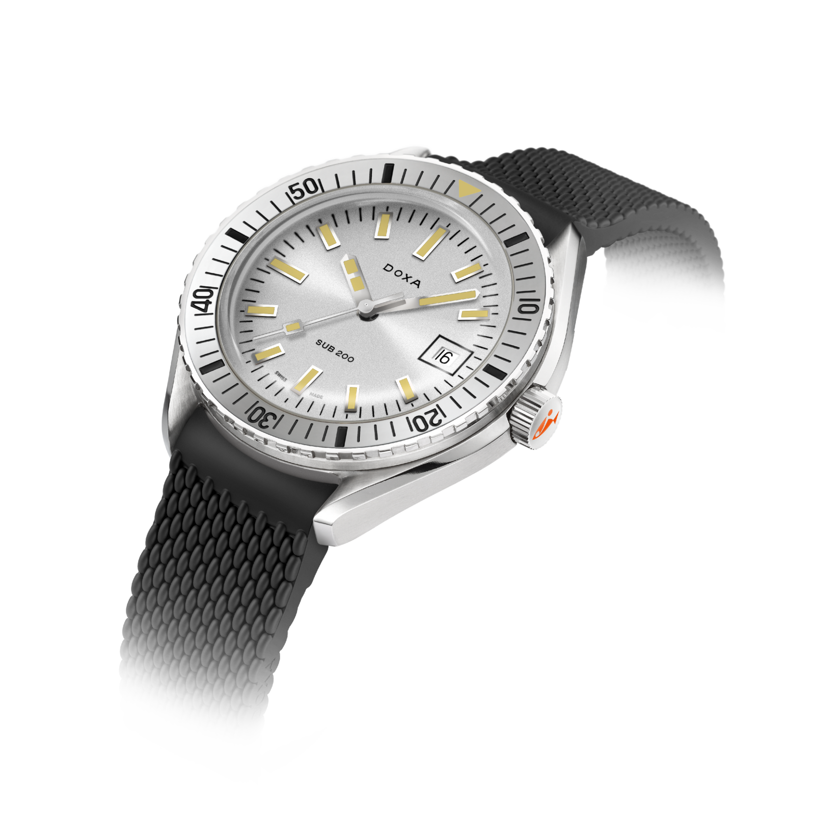 Doxa 200 - Searambler (Silver) Steel Bezel