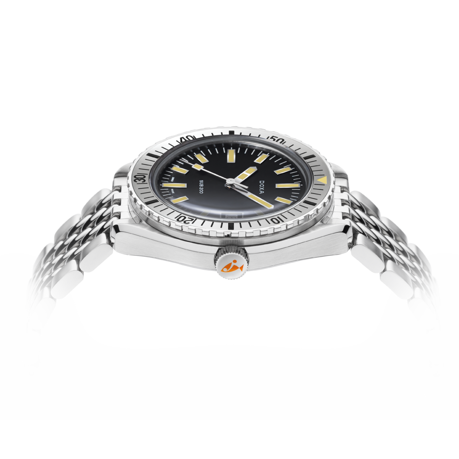 Doxa 200 - Sharkhunter (Black) Steel Bezel