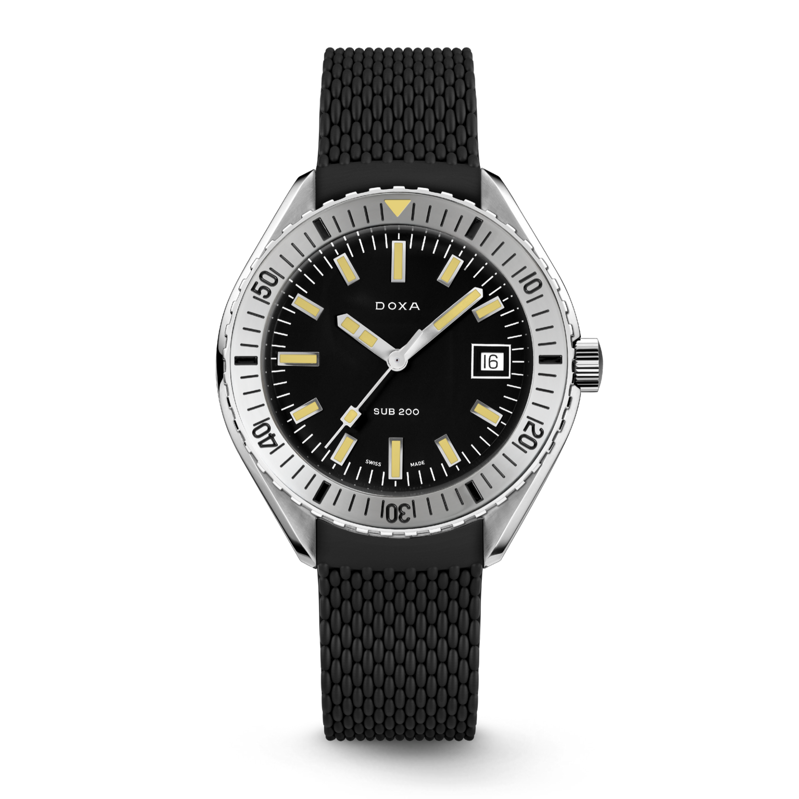 Doxa 200 - Sharkhunter (Black) Steel Bezel