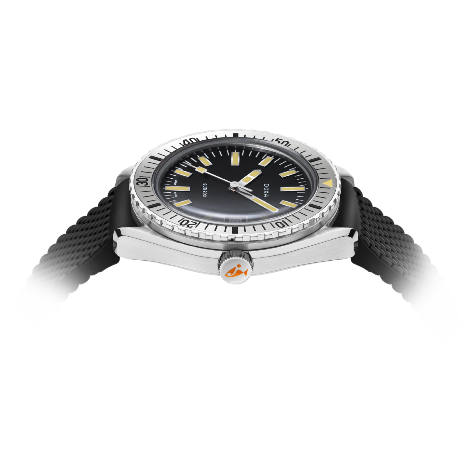 Doxa 200 - Sharkhunter (Black) Steel Bezel