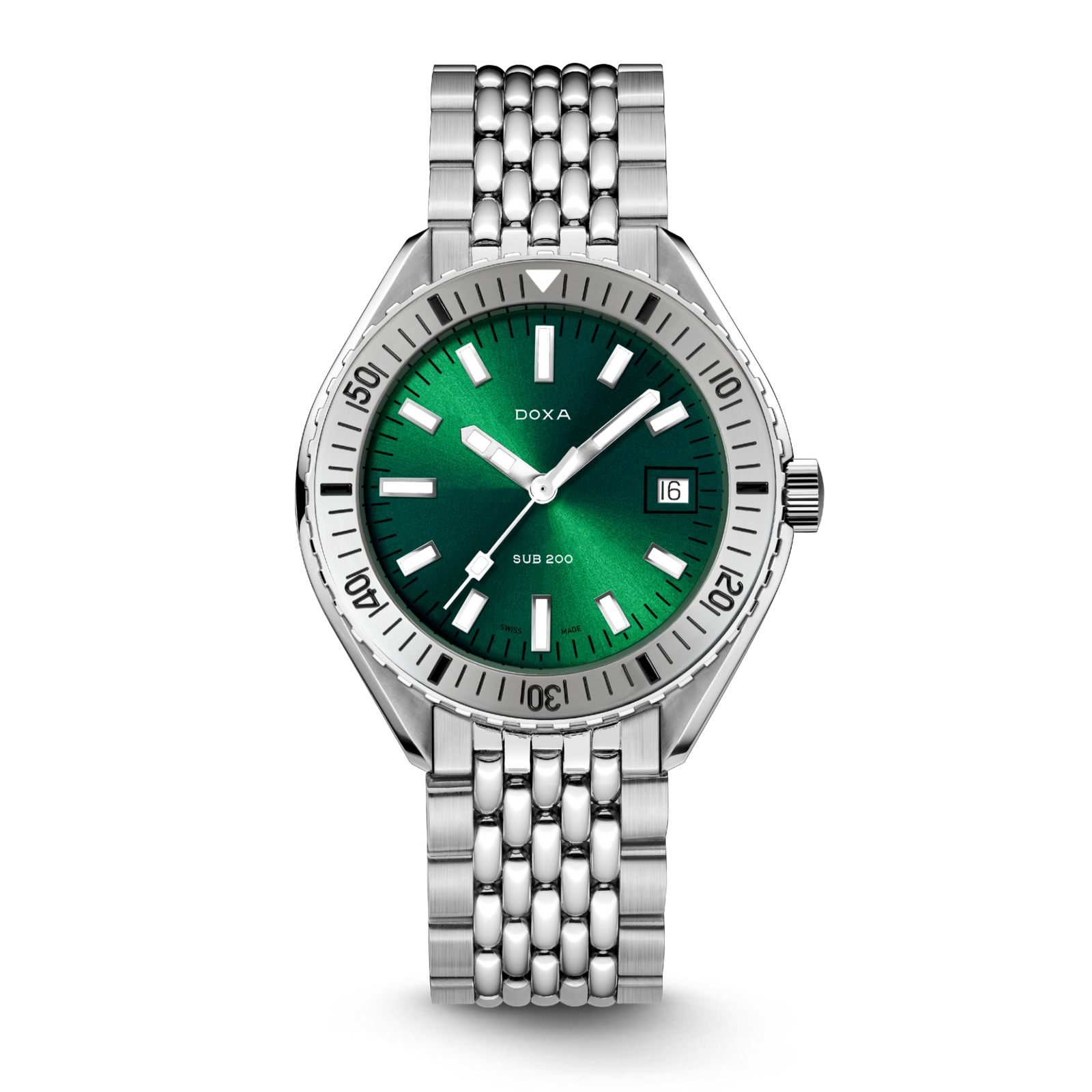 Doxa 200 - Sea Emerald (Green) Steel Bezel