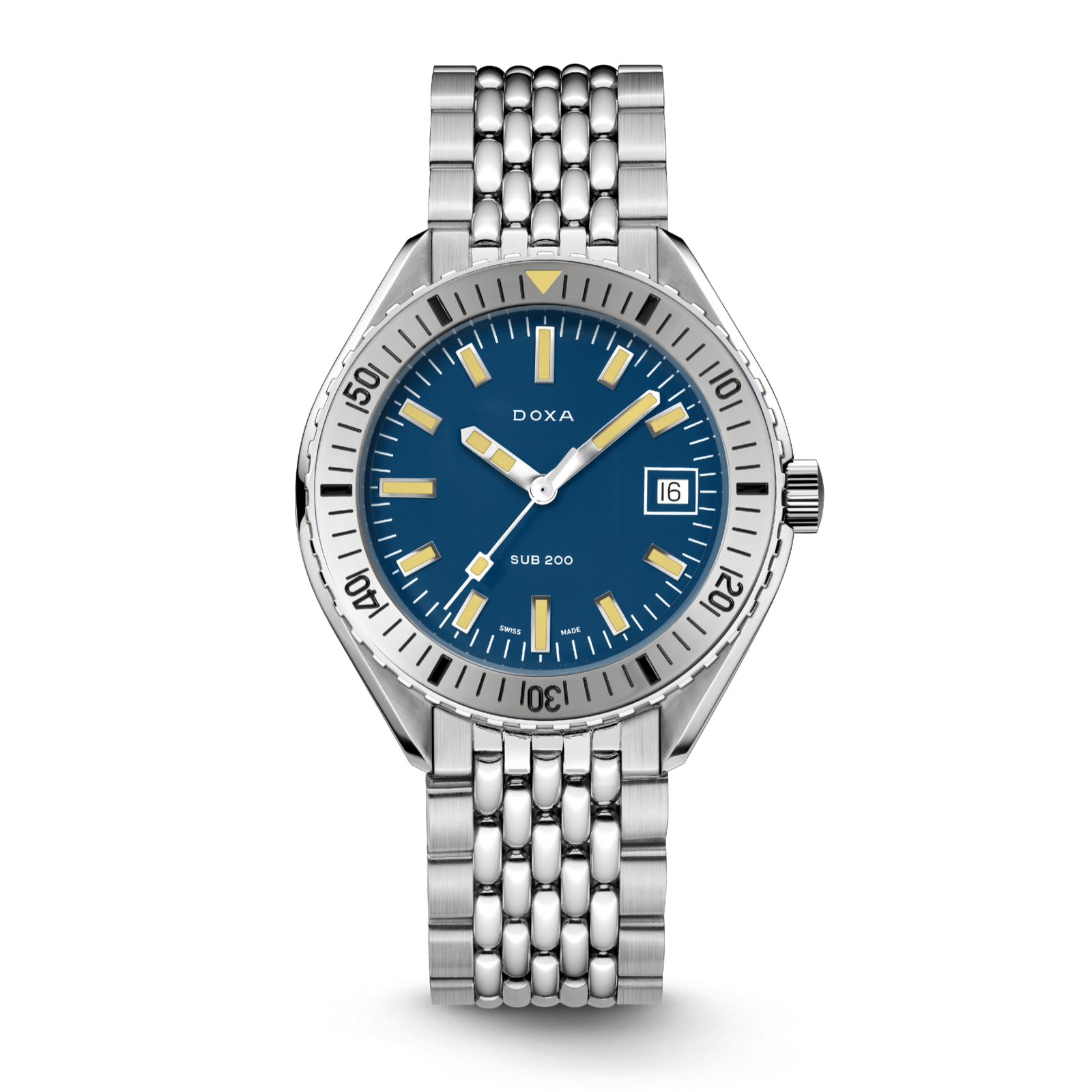 Doxa 200 - Carribean (Navy Blue) Steel Bezel