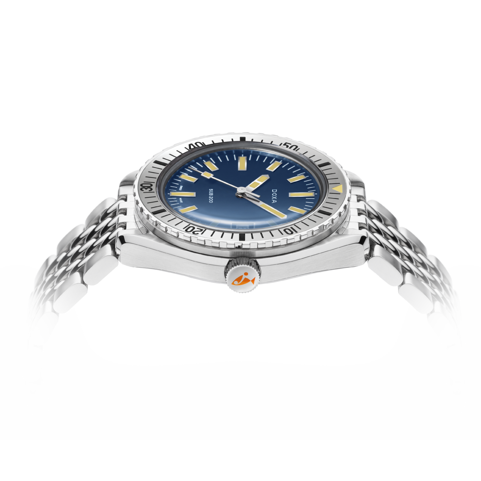 Doxa 200 - Carribean (Navy Blue) Steel Bezel