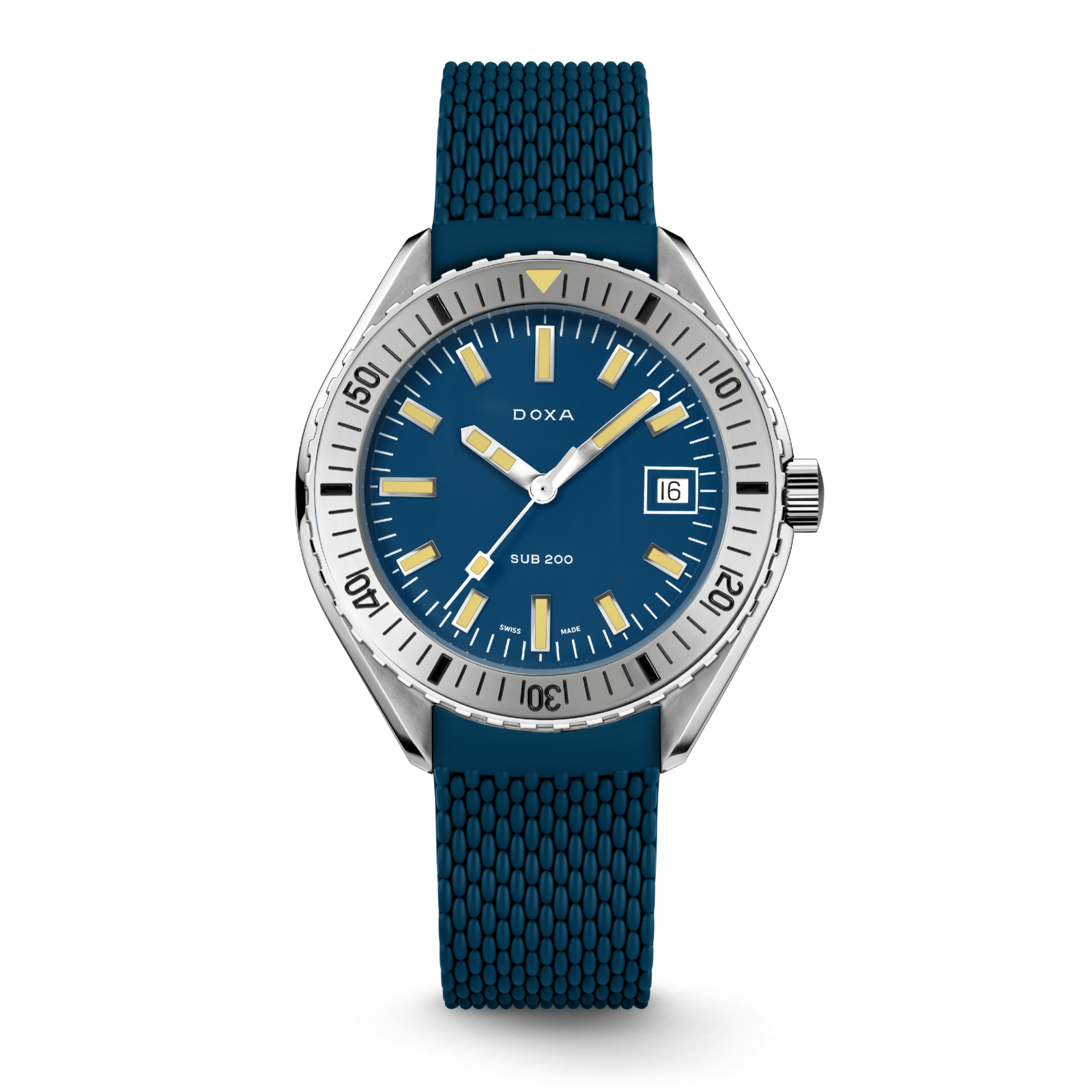 Doxa 200 - Carribean (Navy Blue) Steel Bezel