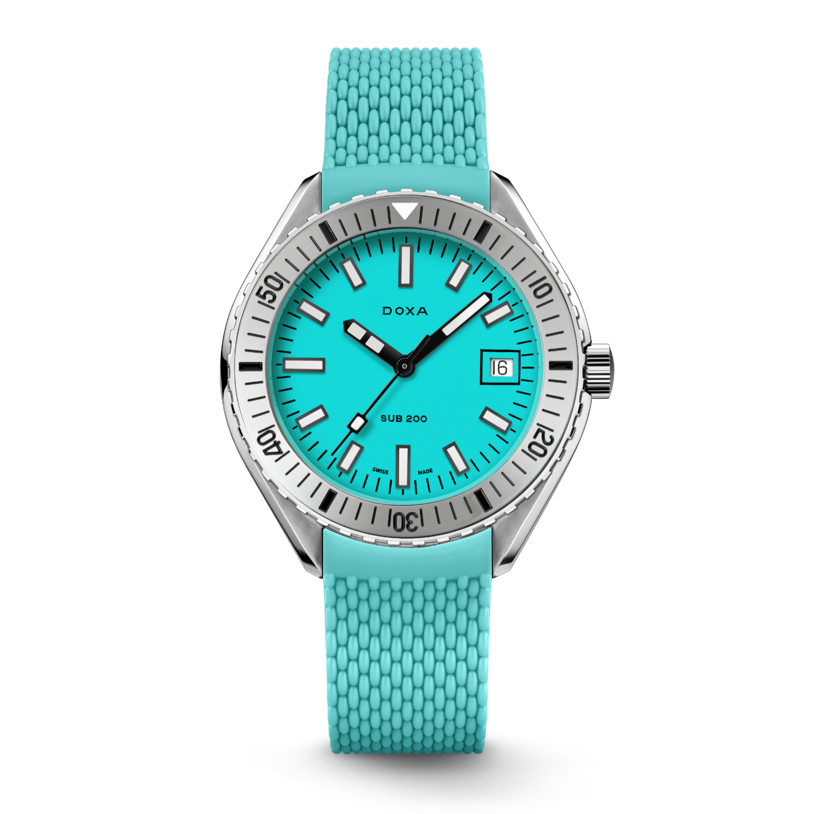 Doxa 200 - Aquamarine (Turquoise) Steel Bezel