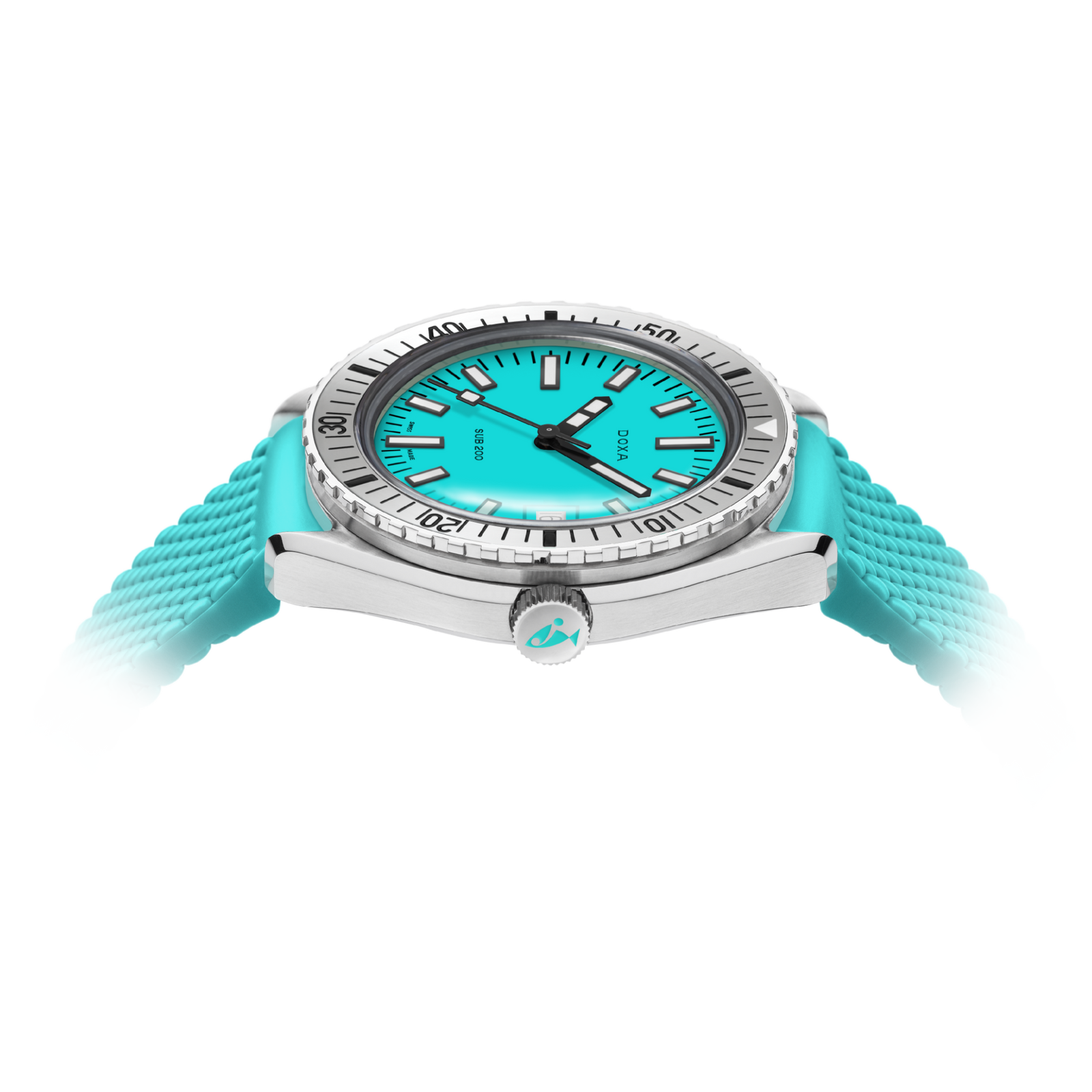 Doxa 200 - Aquamarine (Turquoise) Steel Bezel