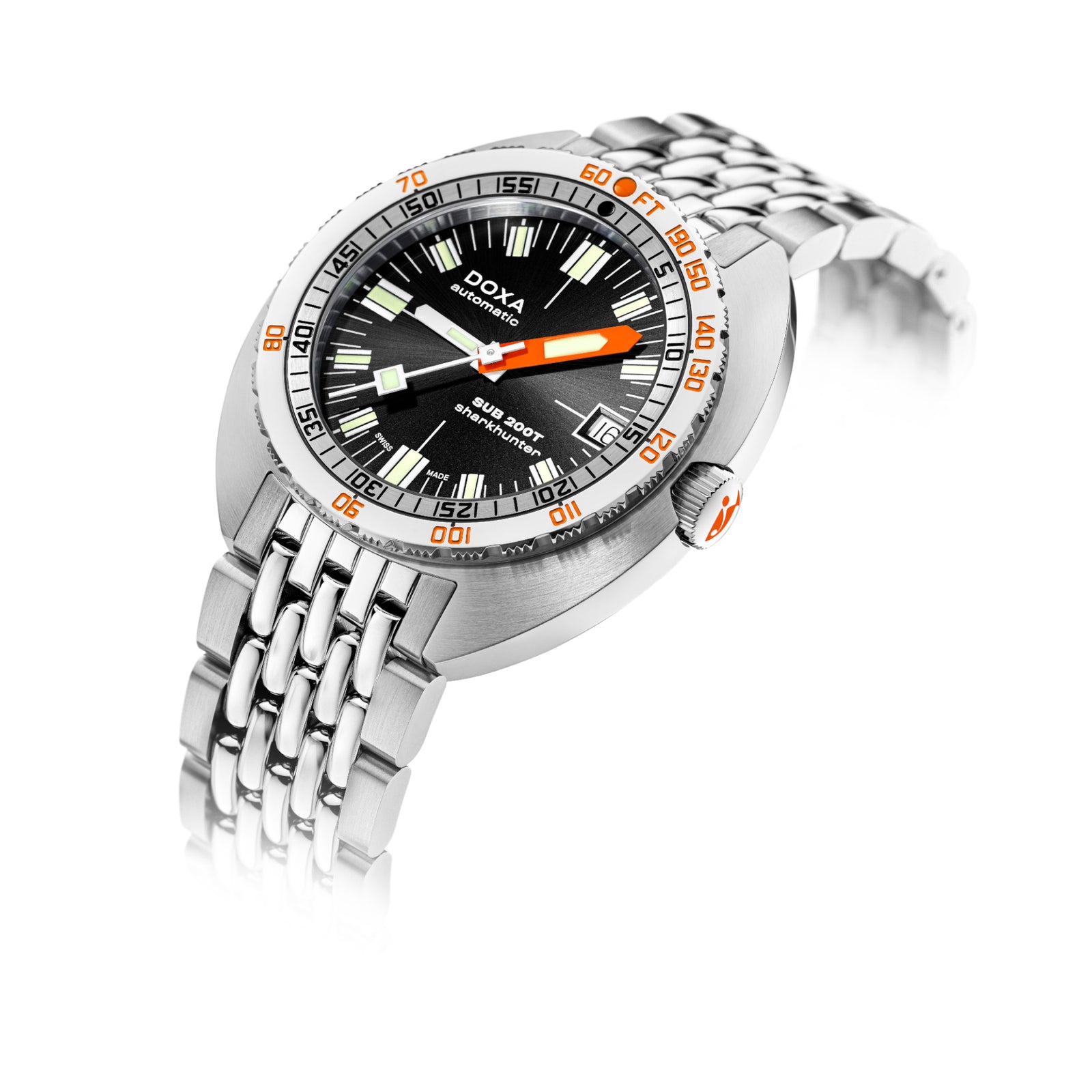 Doxa 200 T - Sharkhunter (Black) Sunray Dial