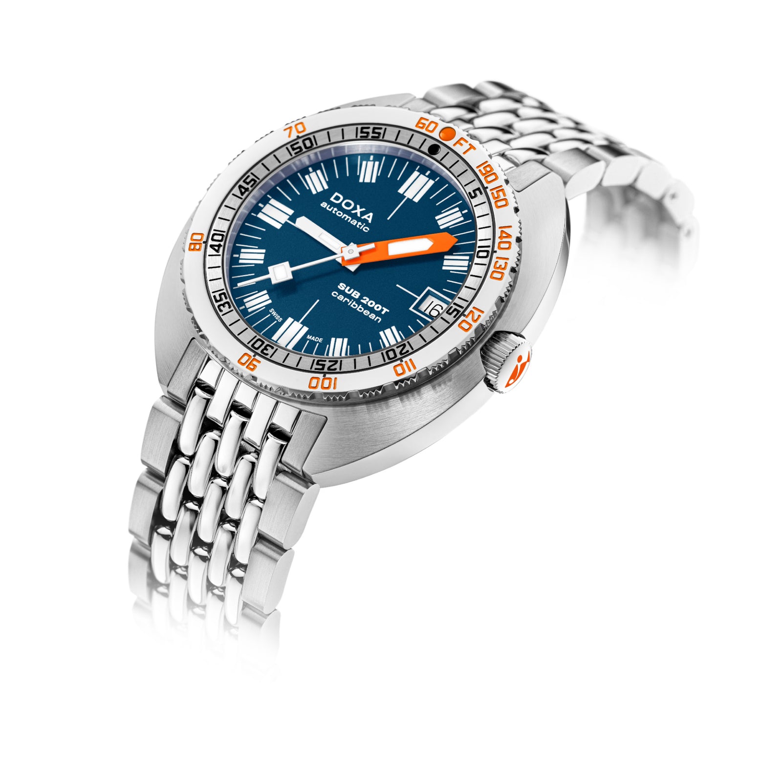 Doxa 200 T - Carribean (Navy Blue) Iconic Dial