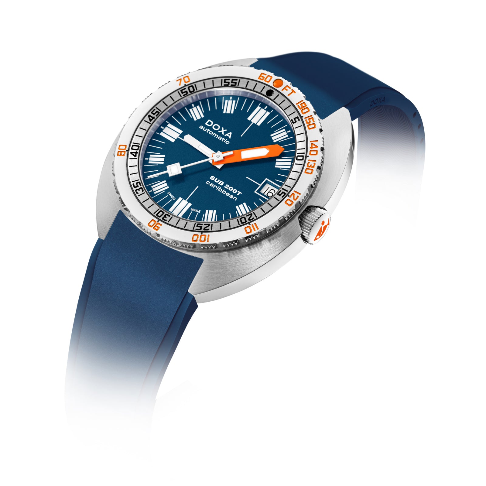 Doxa 200 T - Carribean (Navy Blue) Iconic Dial