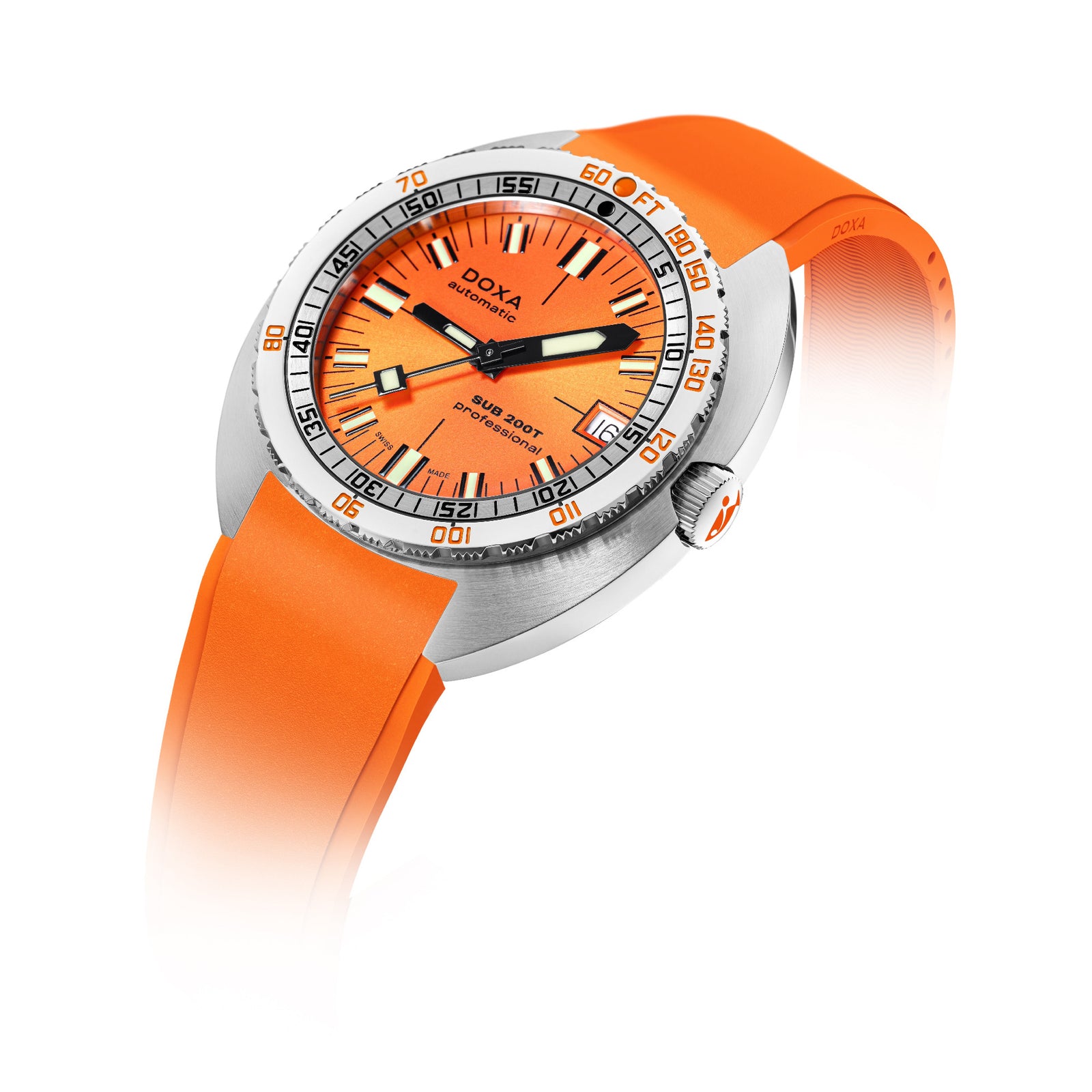Doxa 200 T - Professional (Orange) Sunray Dial