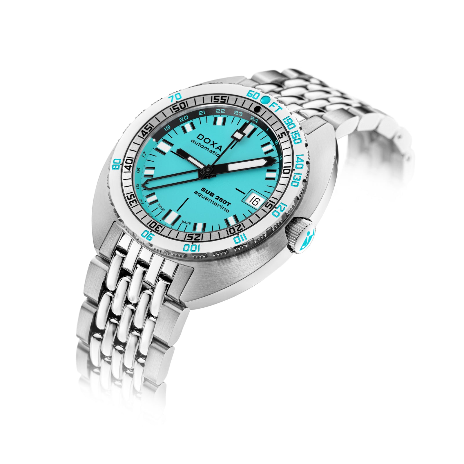 Doxa 250T GMT - Aquamarine (Turquoise)