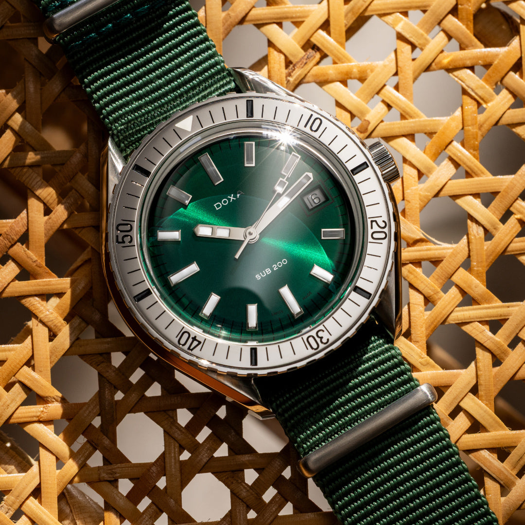 Doxa 200 - Sea Emerald (Green) Steel Bezel