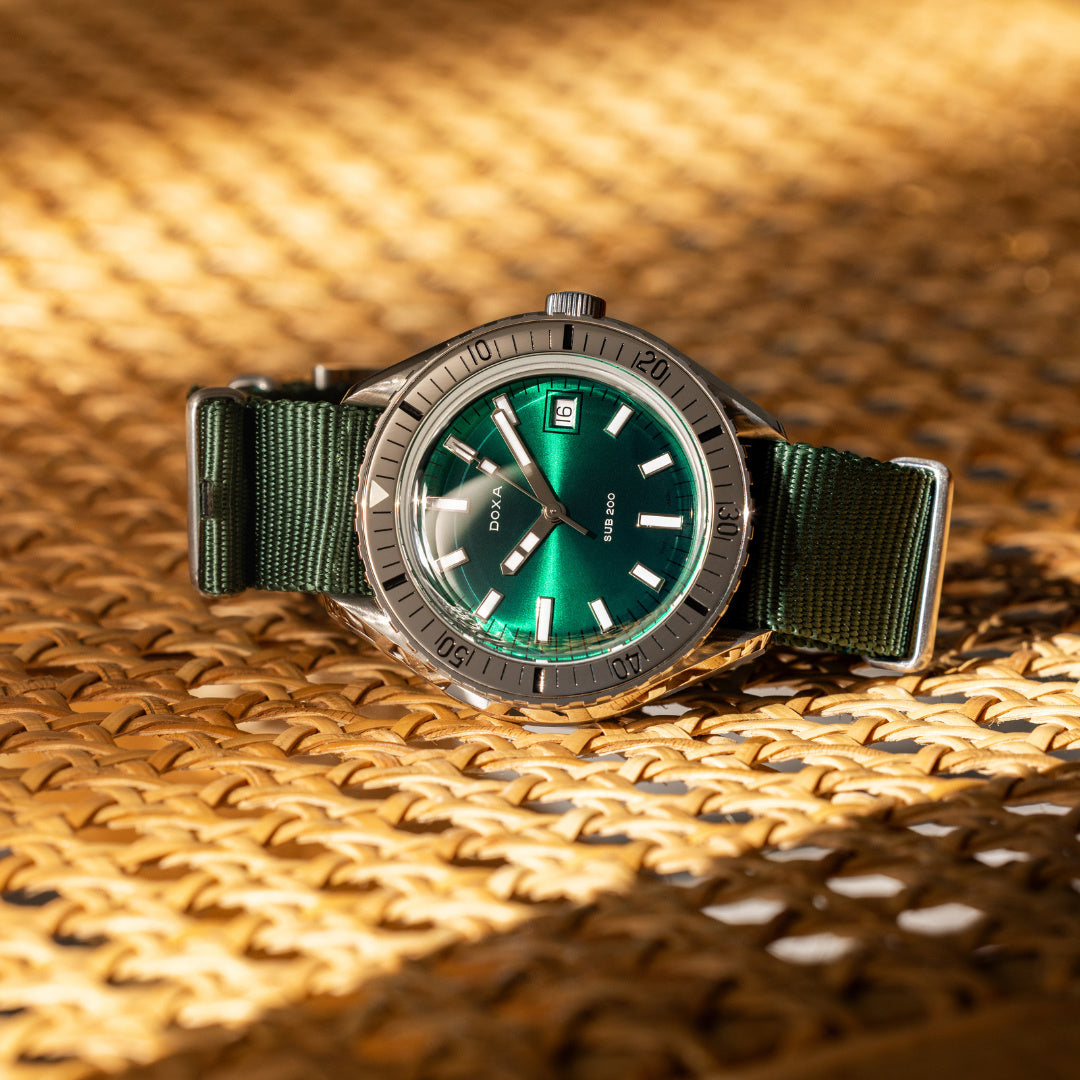 Doxa 200 - Sea Emerald (Green) Steel Bezel