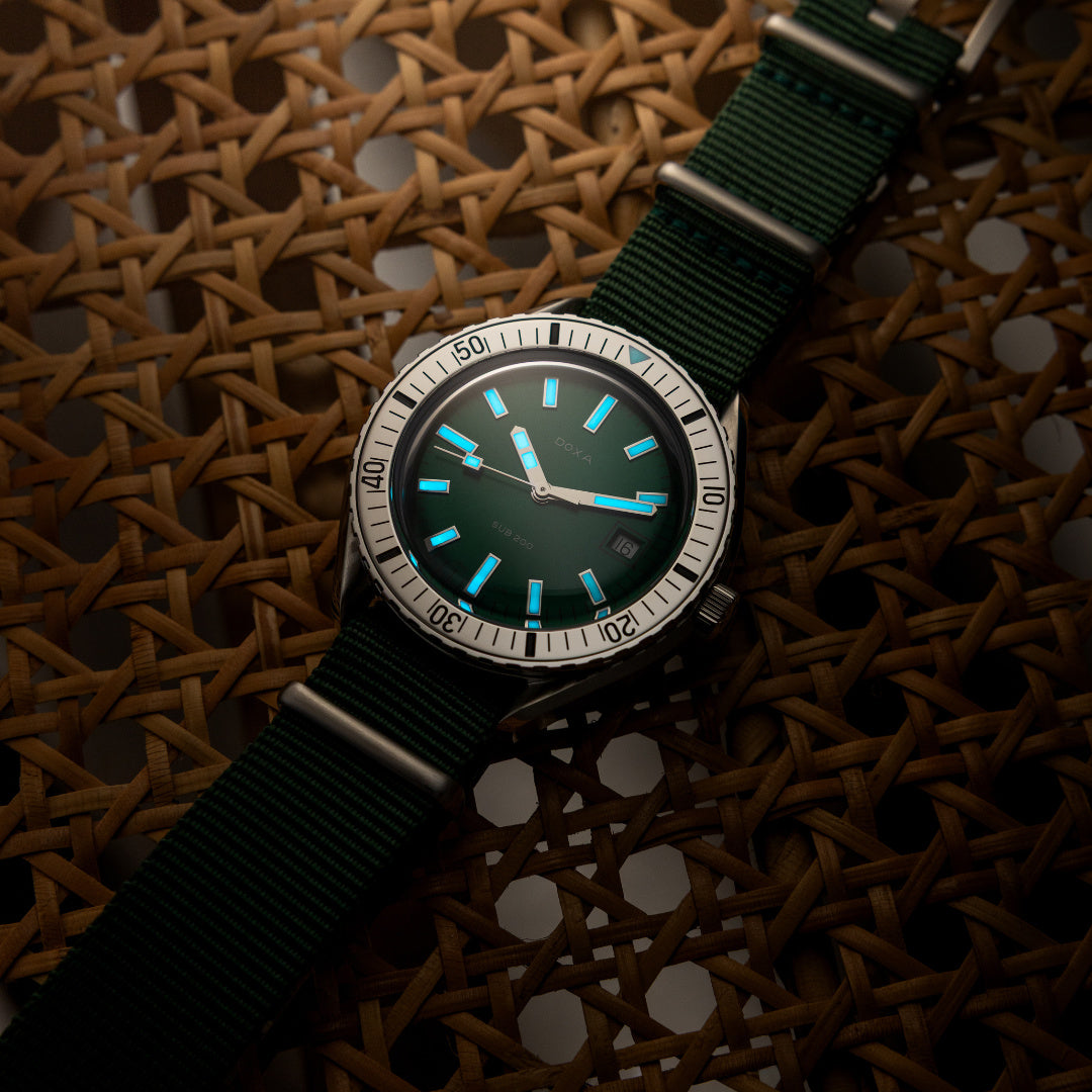 Doxa 200 - Sea Emerald (Green) Steel Bezel