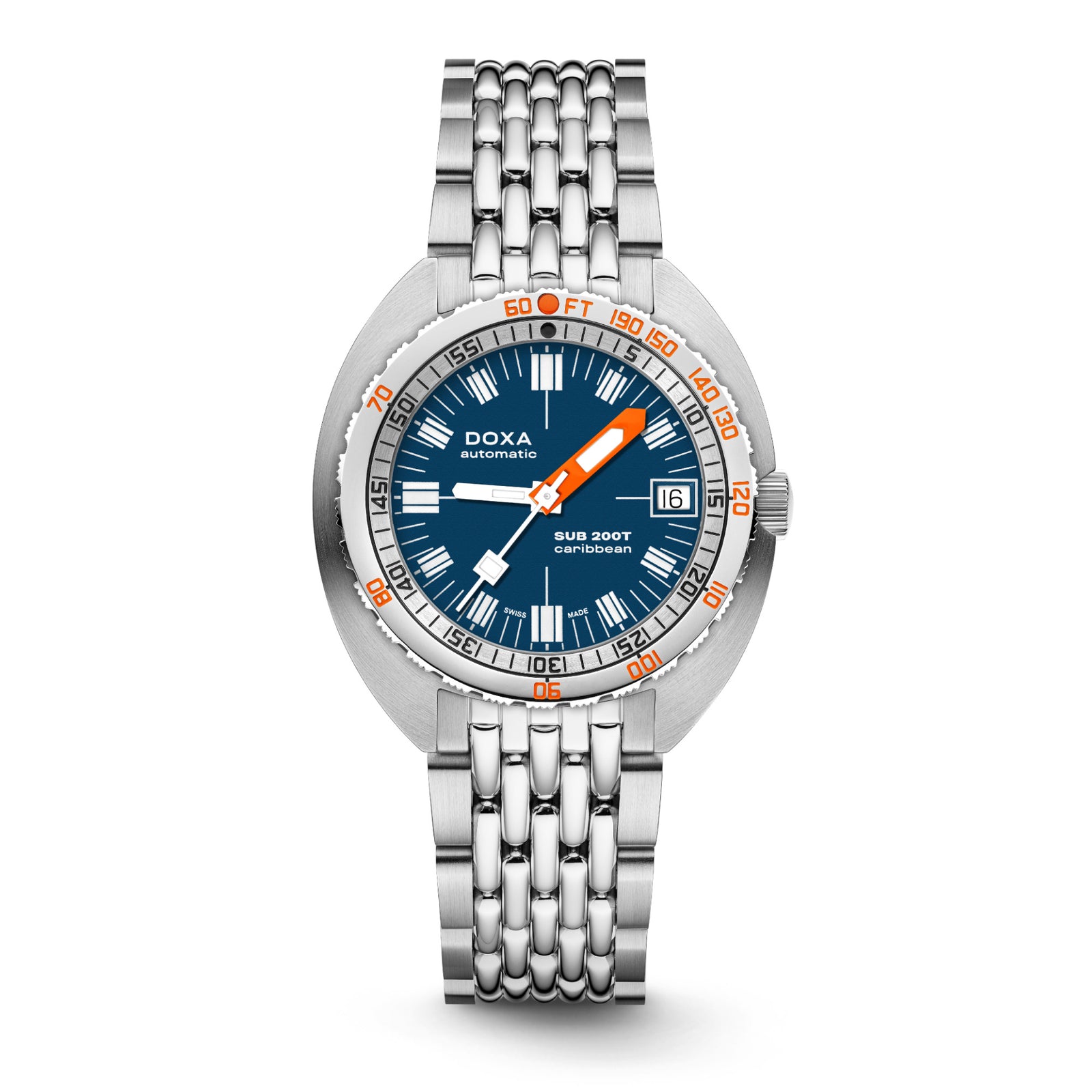 Doxa 200 T - Carribean (Navy Blue) Iconic Dial