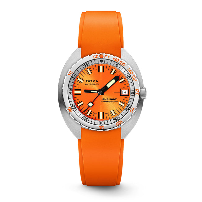 Doxa 200 T - Professional (Orange) Sunray Dial