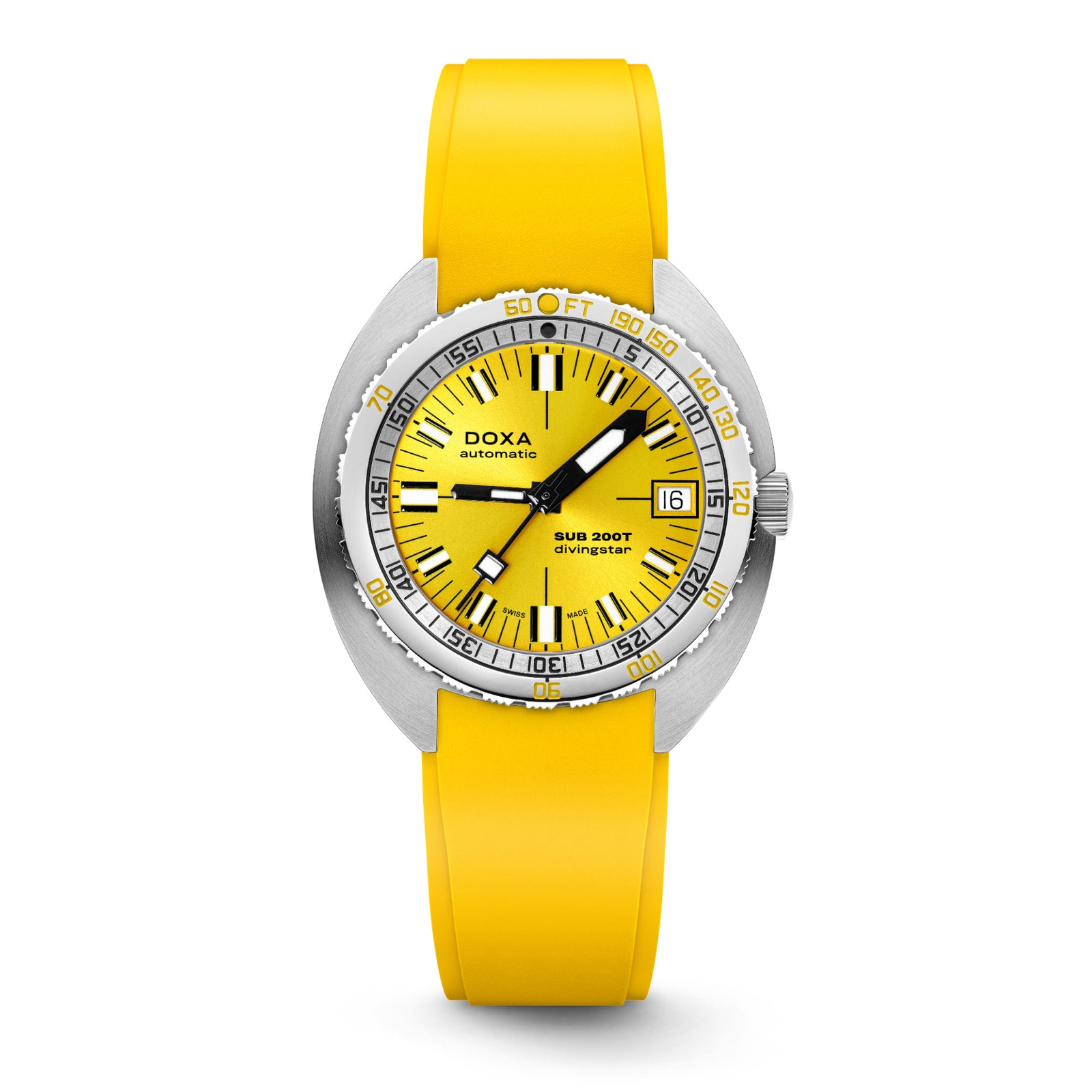 Doxa 200 T - Divingstar (Yellow) Sunray Dial