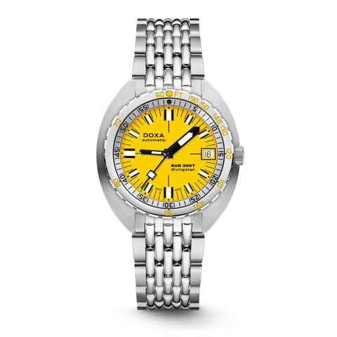 Doxa 200 T - Divingstar (Yellow) Sunray Dial