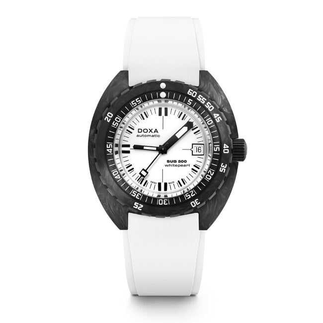 Doxa 300 Carbon - Whitepearl (White)