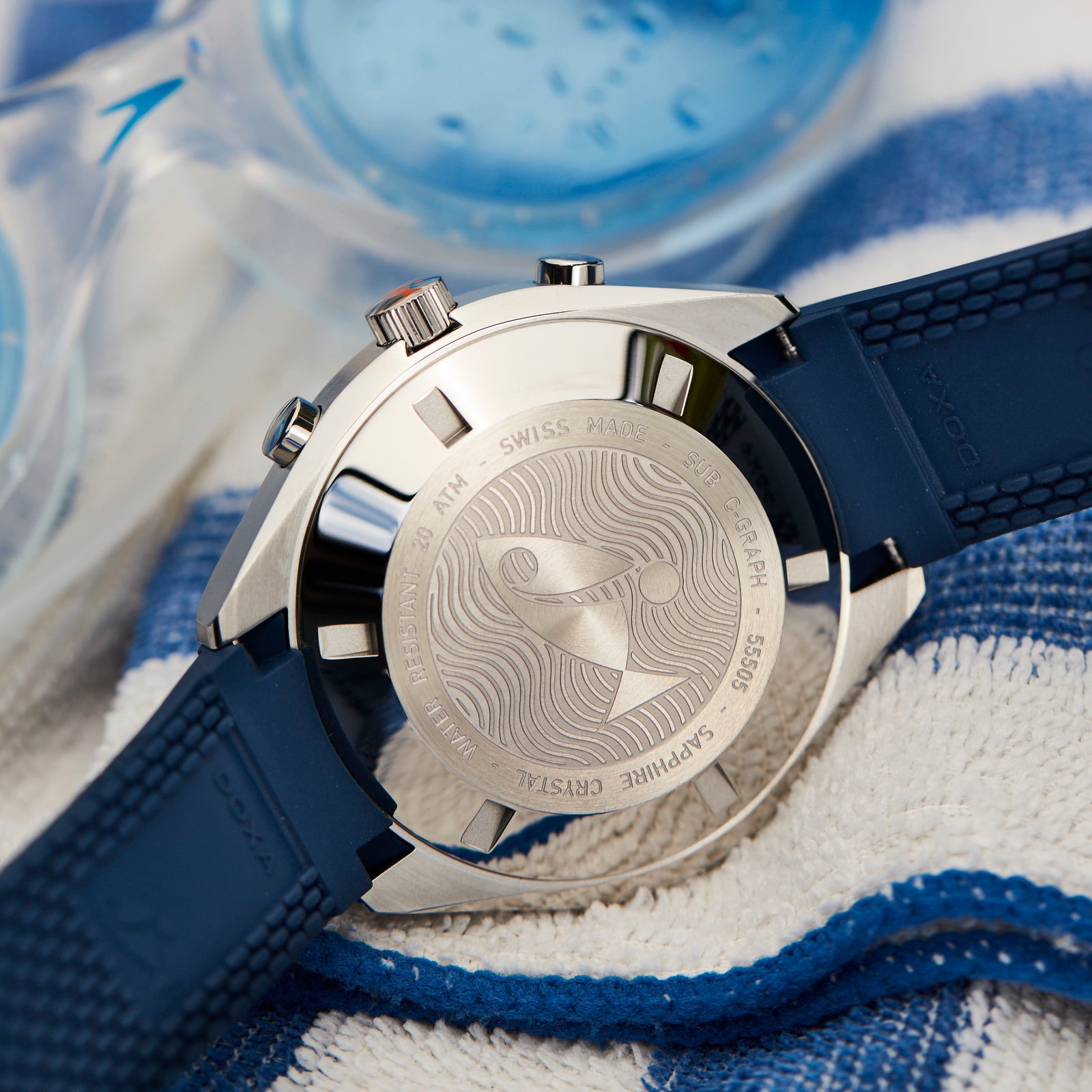 Doxa 200 C-Graph - Carribean (Navy blue)