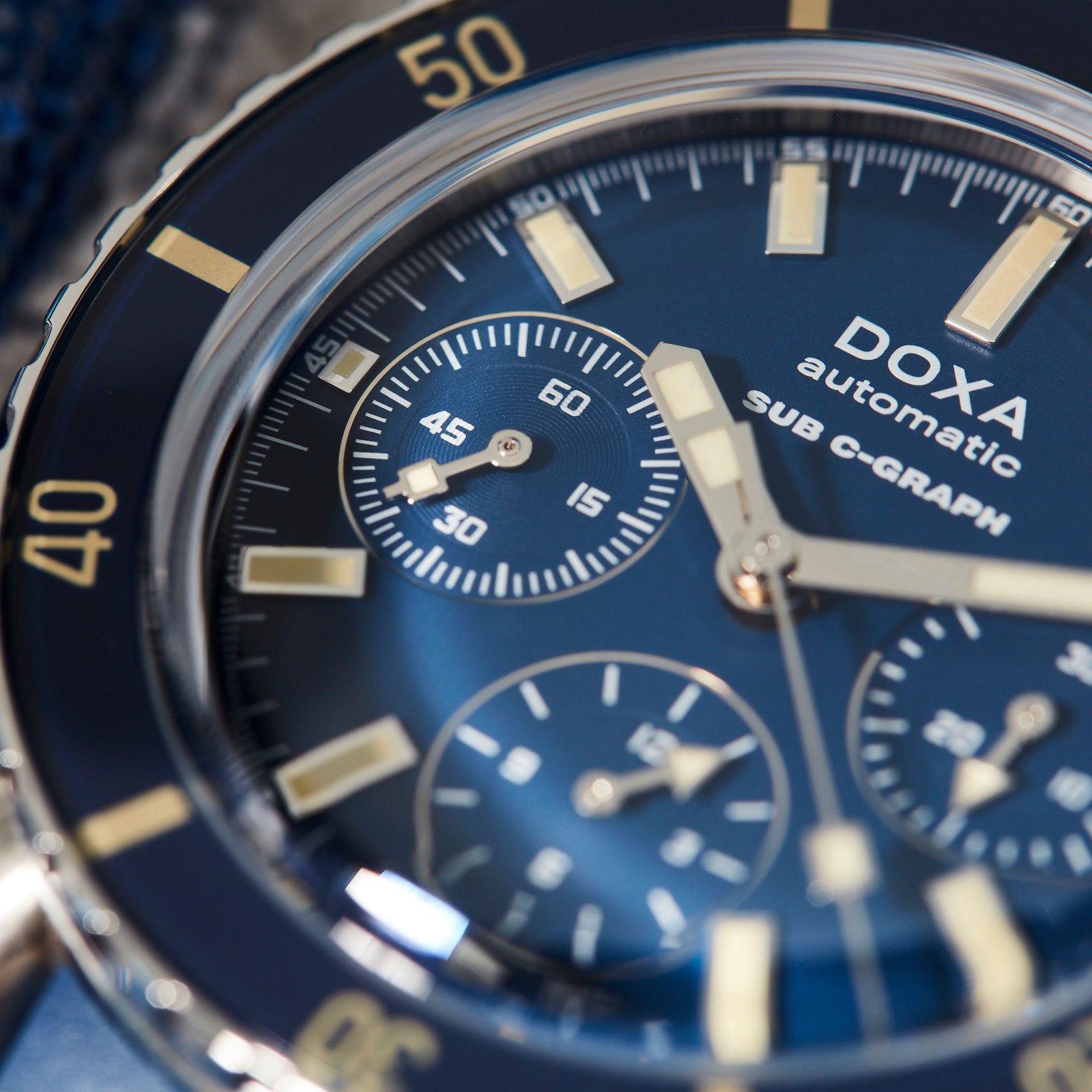 Doxa 200 C-Graph - Carribean (Navy blue)