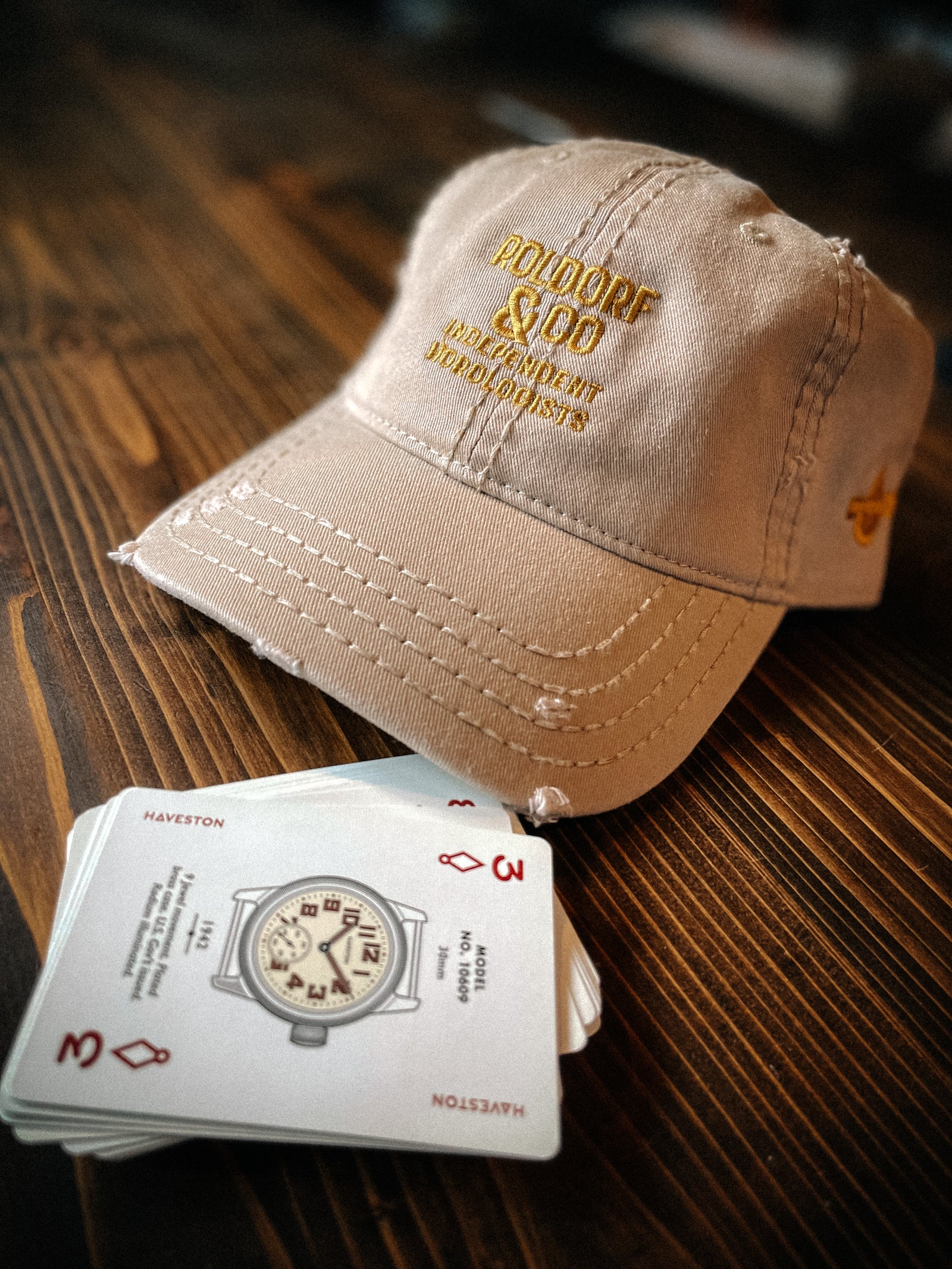 Distressed Logo Ball Cap