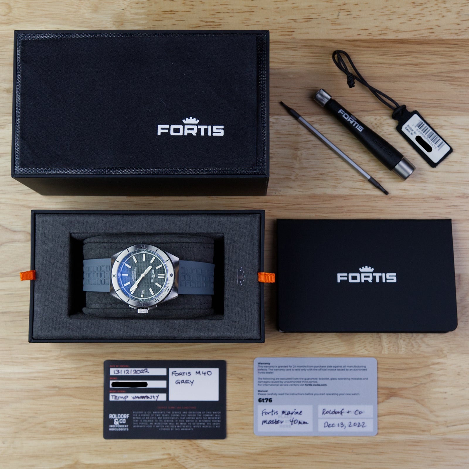 Fortis - Marinemaster Rockstone Gray