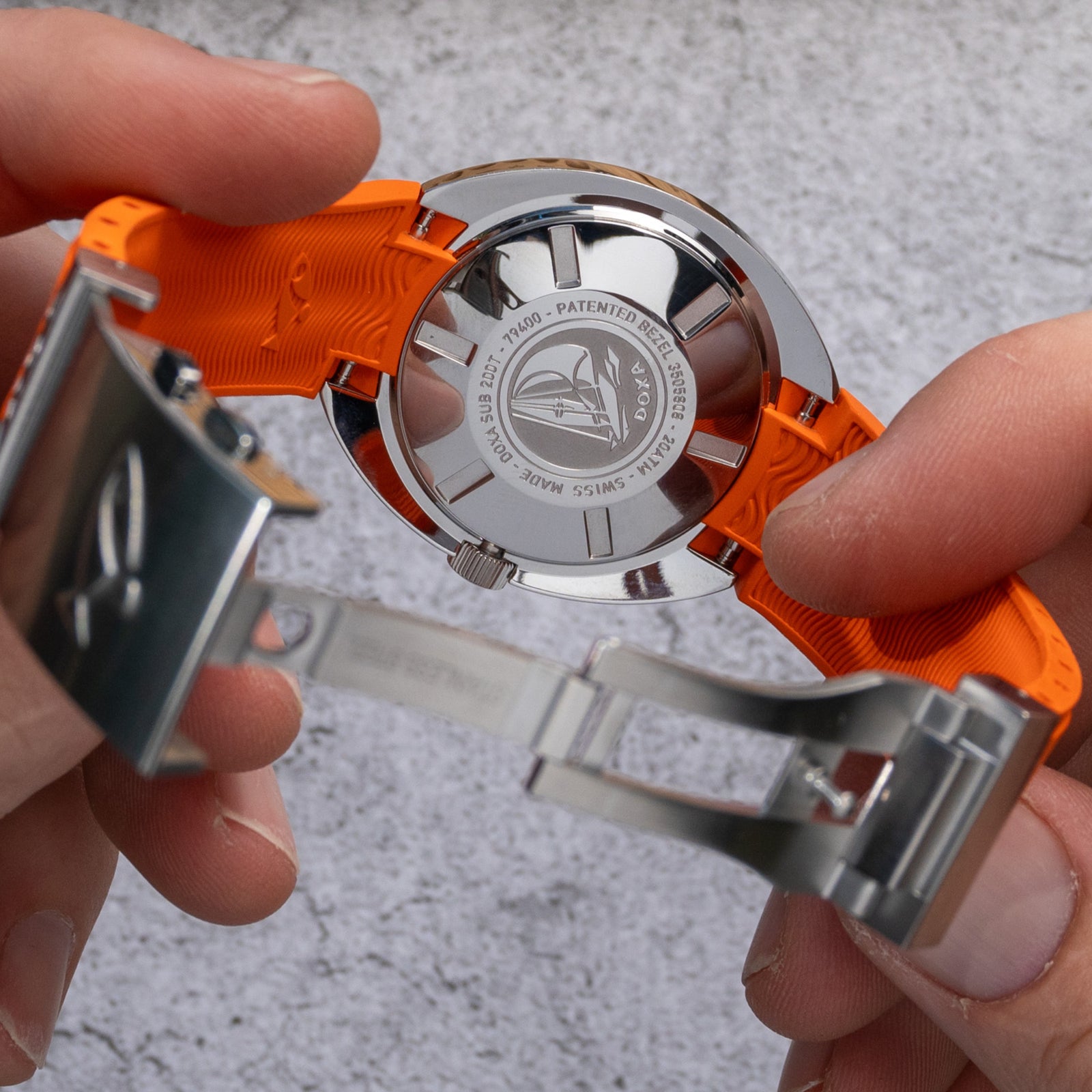 Doxa 200 T - Professional (Orange) Sunray Dial