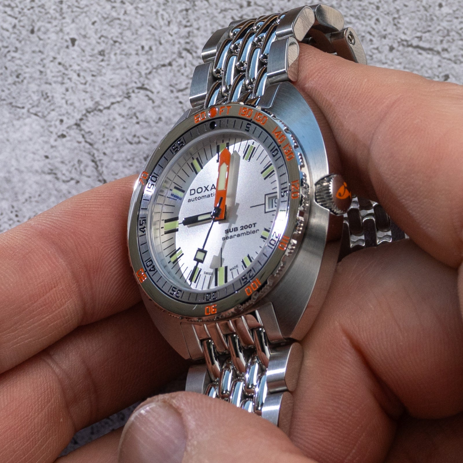 Doxa 200 T - Searambler (Silver) Sunray Dial