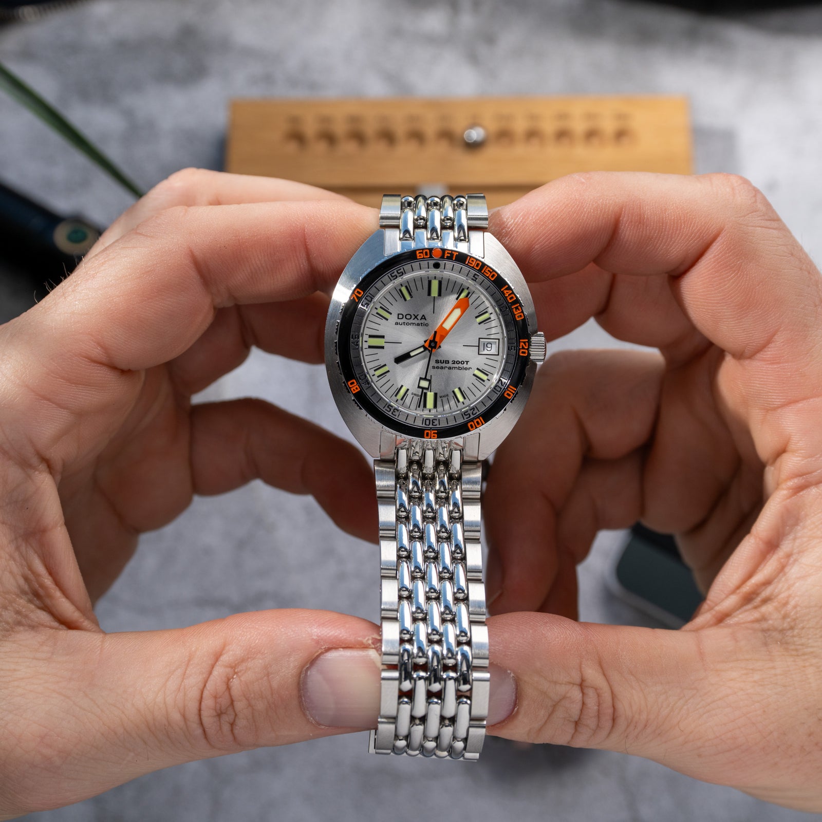 Doxa 200 T - Searambler (Silver) Sunray Dial