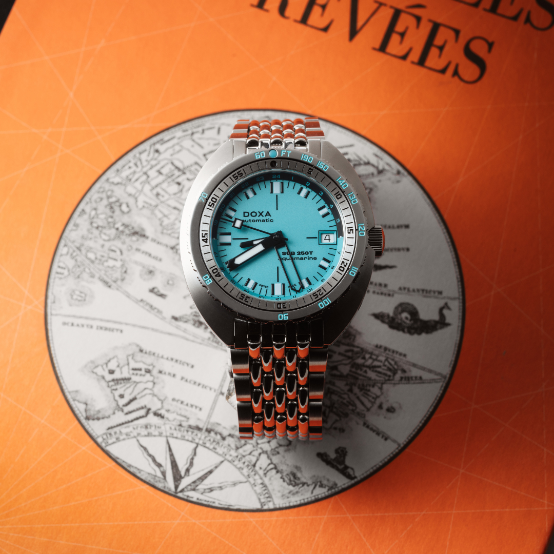 Doxa 250T GMT - Aquamarine (Turquoise)
