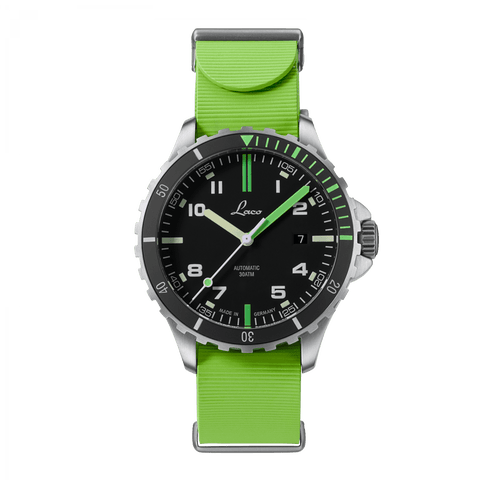 Laco - Frankfurt GMT 43 mm Grau Automatic