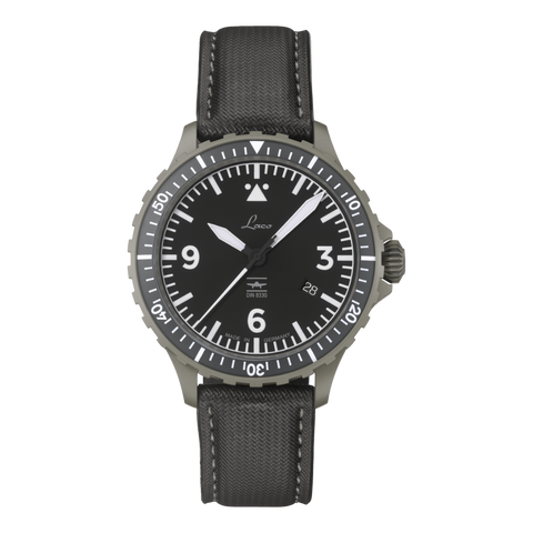 Laco - Frankfurt GMT 43 mm Grau Automatic