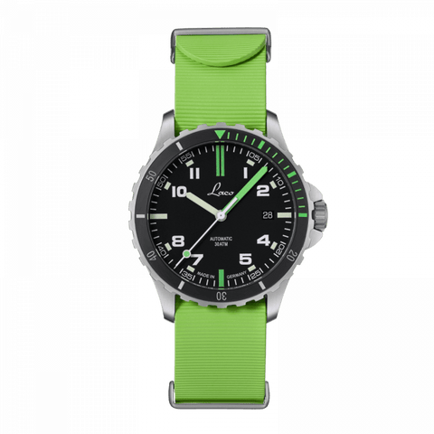 Laco - Frankfurt GMT 43 mm Grau Automatic