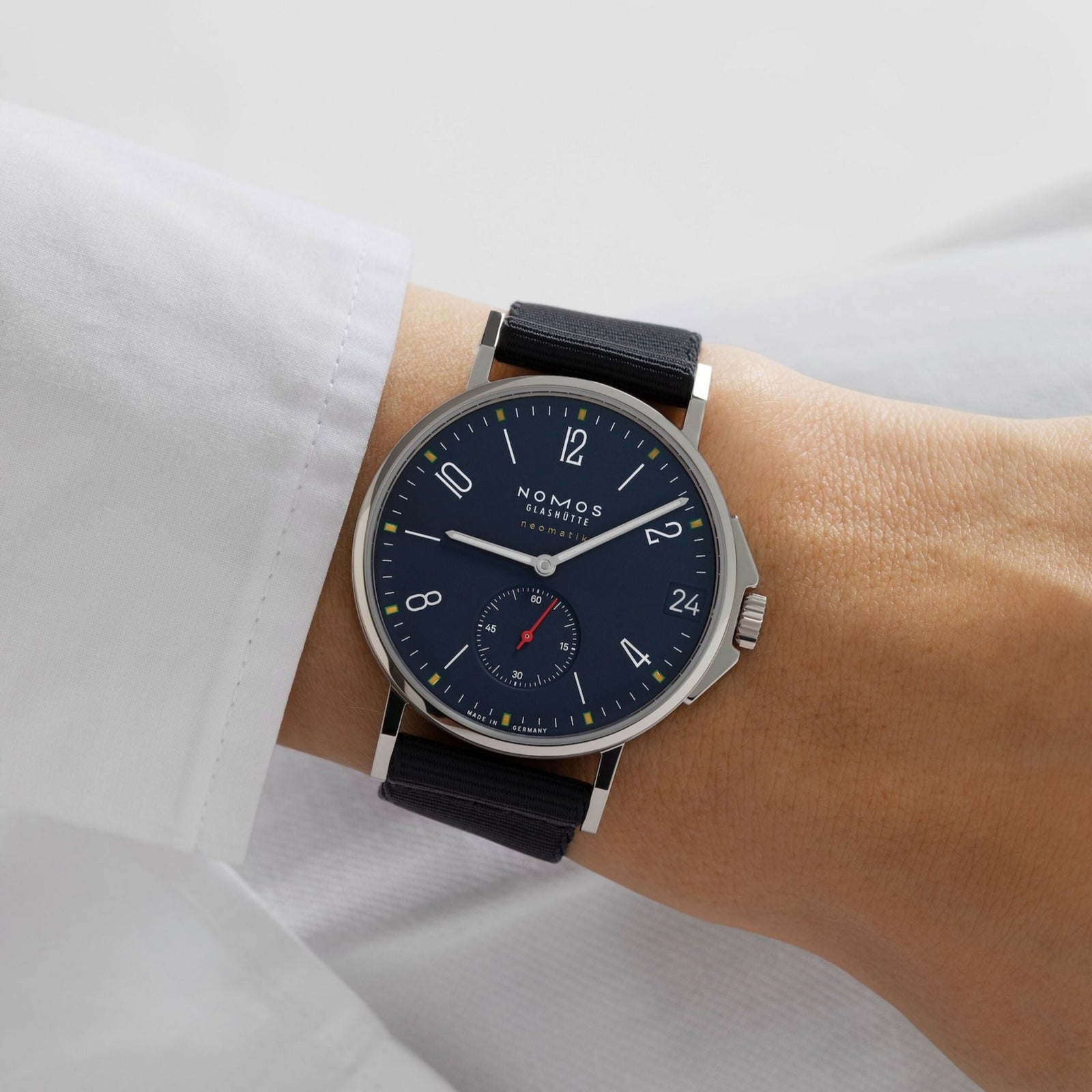 NOMOS - Ahoi Neomatik 38 Date Atlantic Ref: 518/528