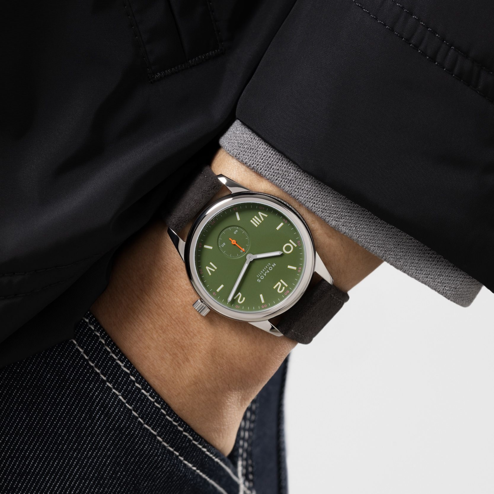 NOMOS - Club Campus 38 All Olive  Ref: 739
