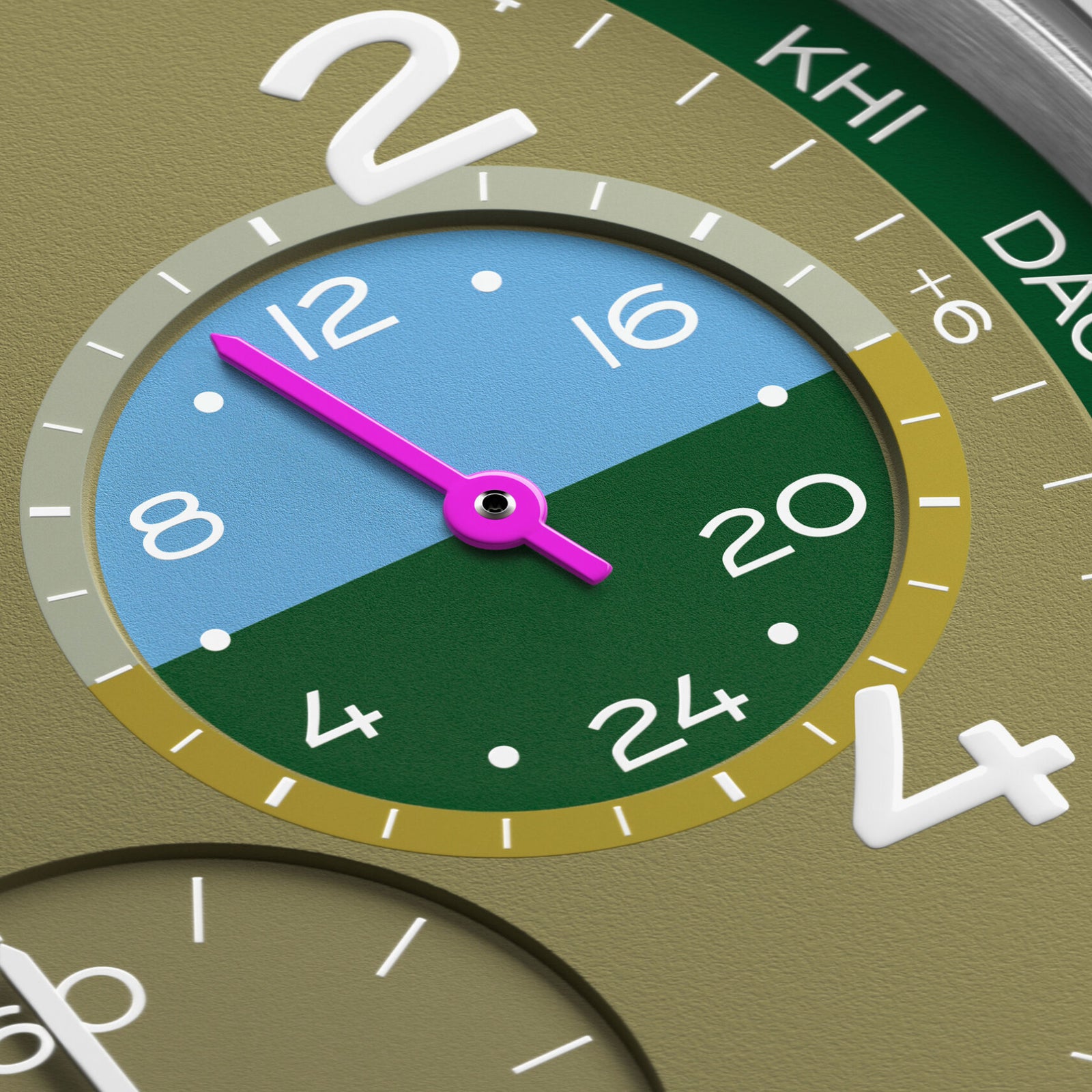 NEW! NOMOS - Club Sport Worldtimer Jungle Ref: 790.S2