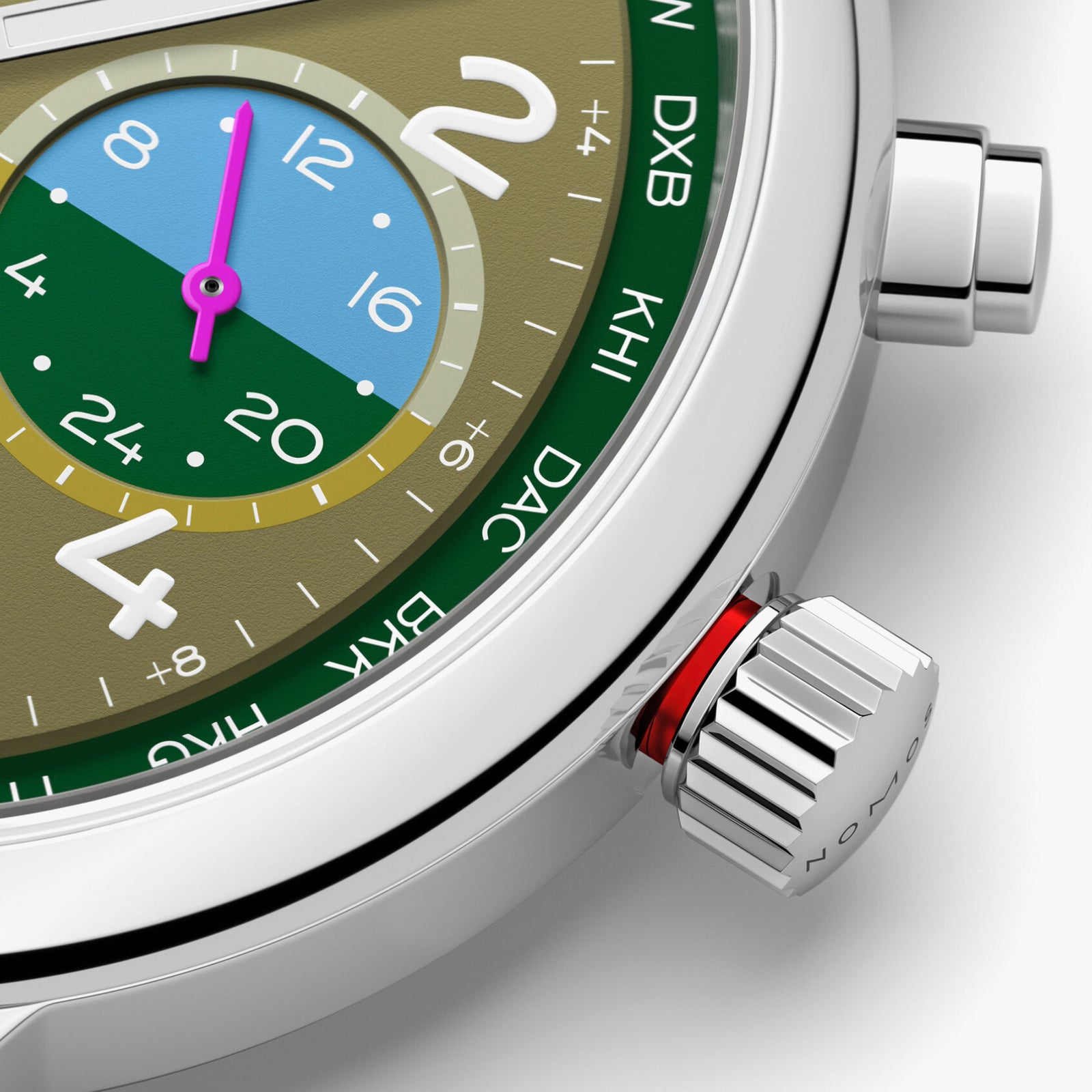 NEW! NOMOS - Club Sport Worldtimer Jungle Ref: 790.S2