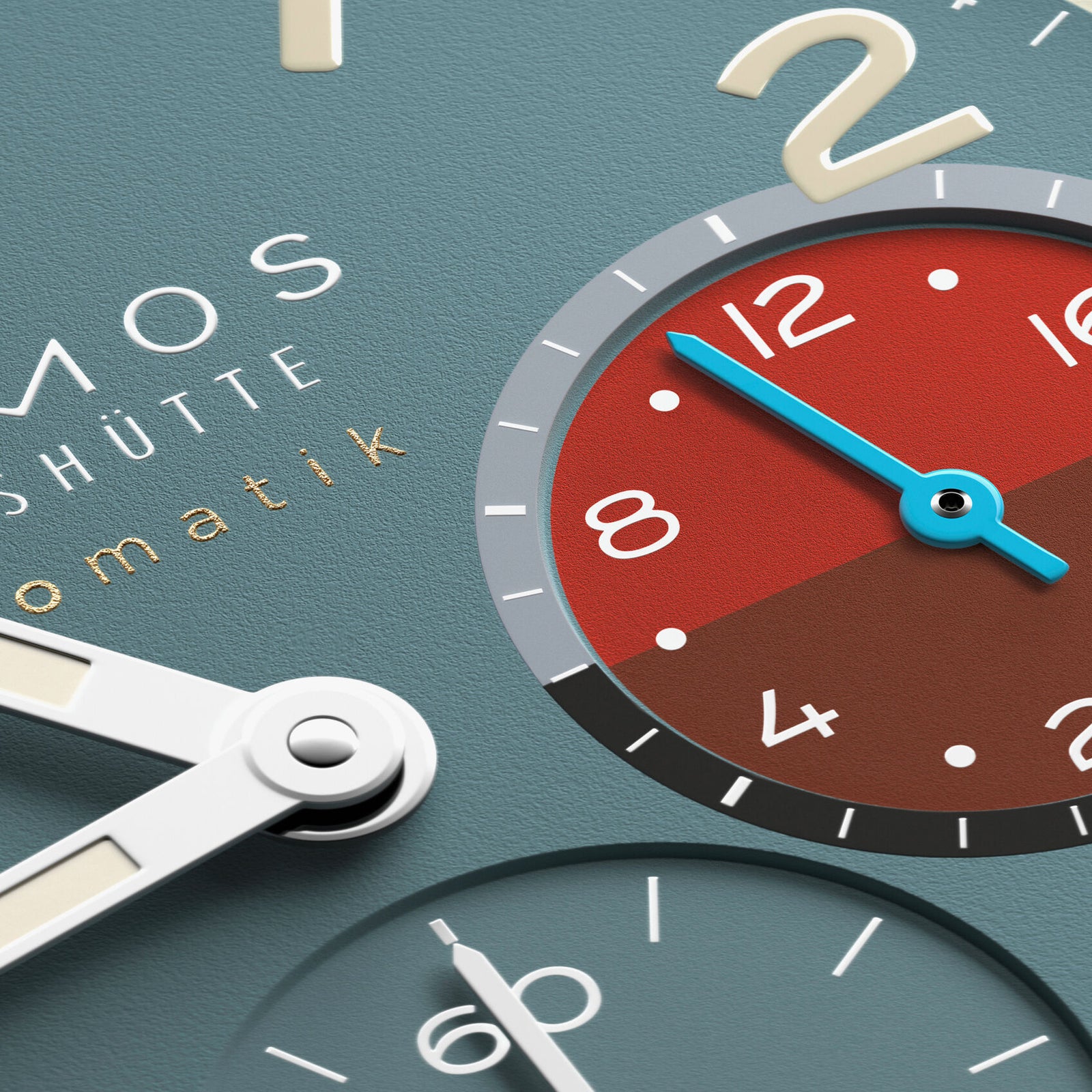 NEW! NOMOS - Club Sport Worldtimer Glacier Ref: 790.S4