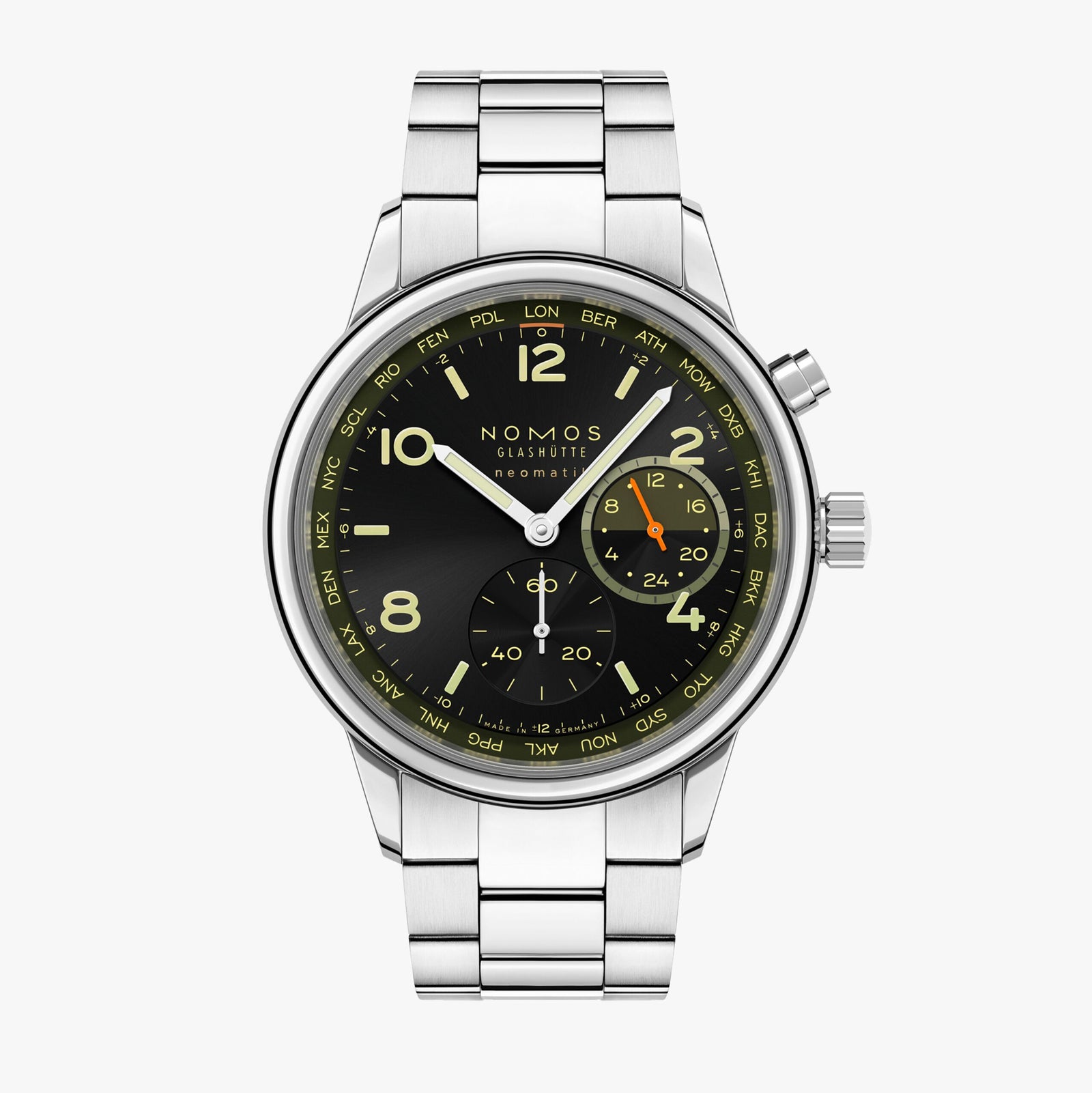 NEW! NOMOS - Club Sport Worldtimer Vector Ref: 790.S9