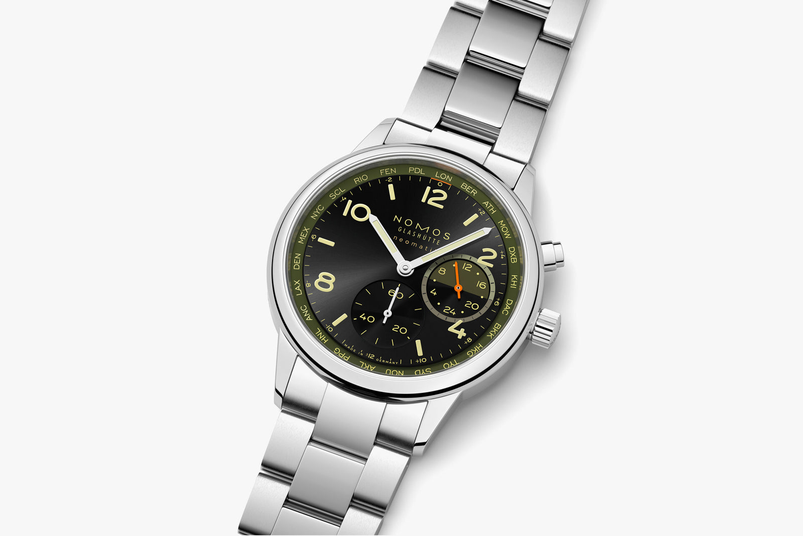 NEW! NOMOS - Club Sport Worldtimer Vector Ref: 790.S9