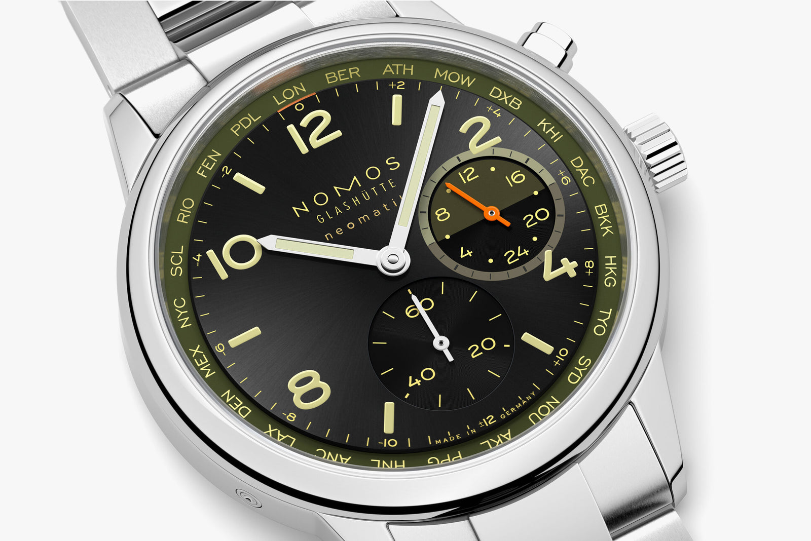 NEW! NOMOS - Club Sport Worldtimer Vector Ref: 790.S9