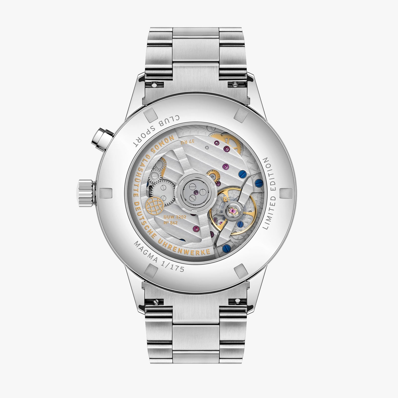 NEW! NOMOS - Club Sport Worldtimer Magma Ref: 790.S5