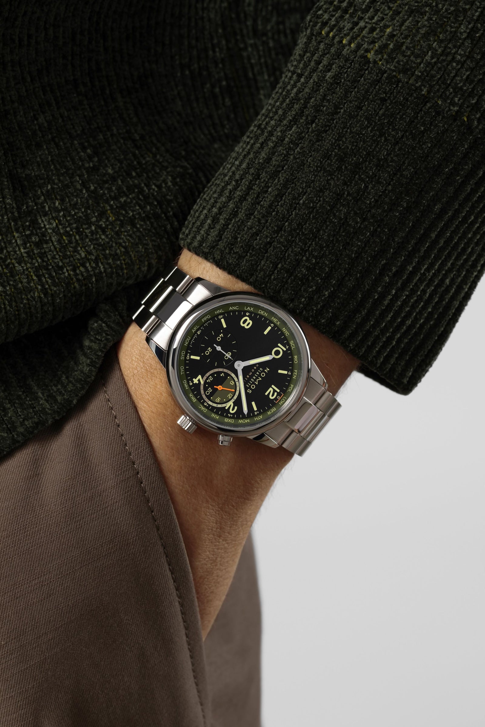 NEW! NOMOS - Club Sport Worldtimer Vector Ref: 790.S9