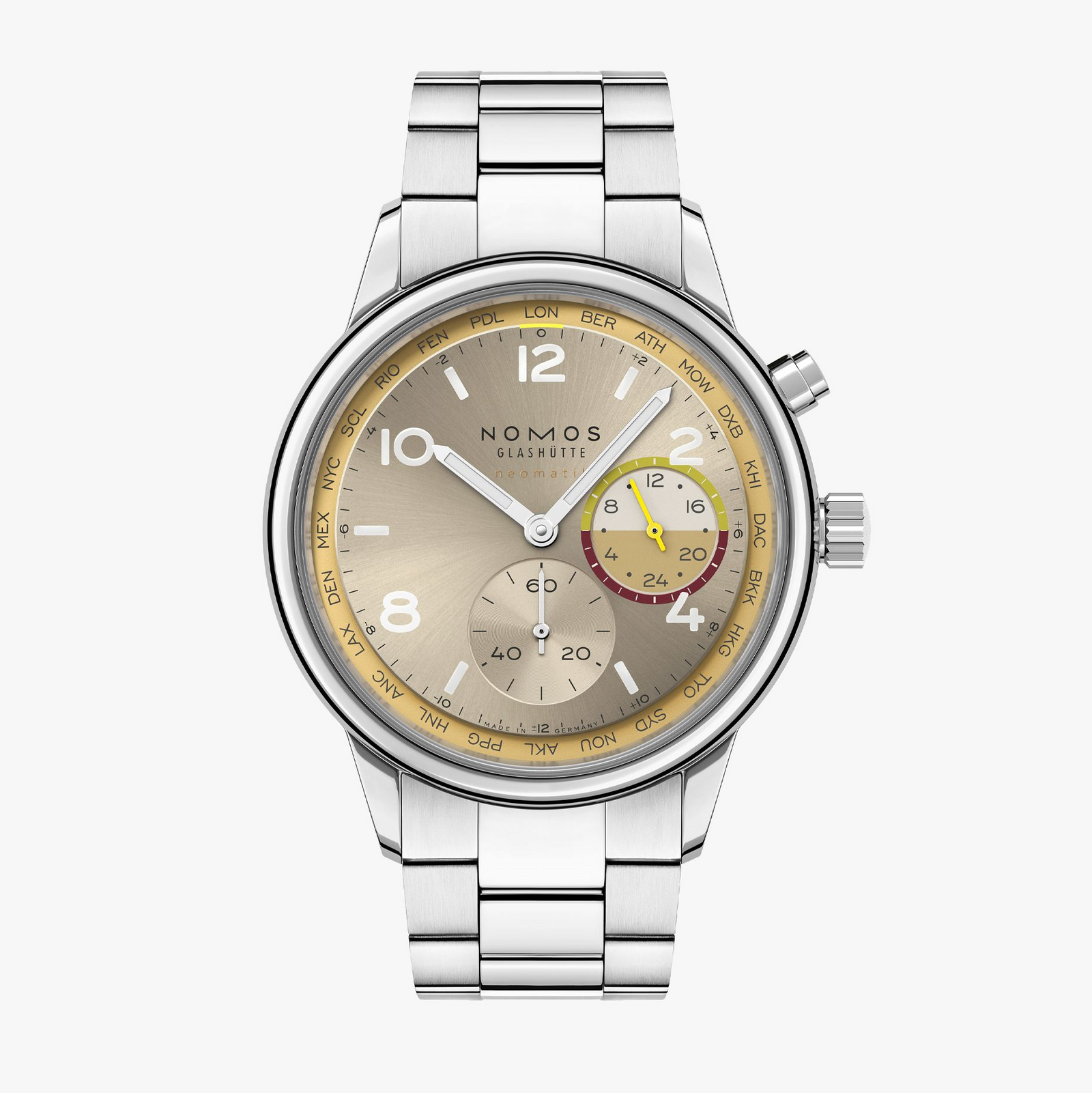 NEW! NOMOS - Club Sport Worldtimer Reverie Ref: 790.S11