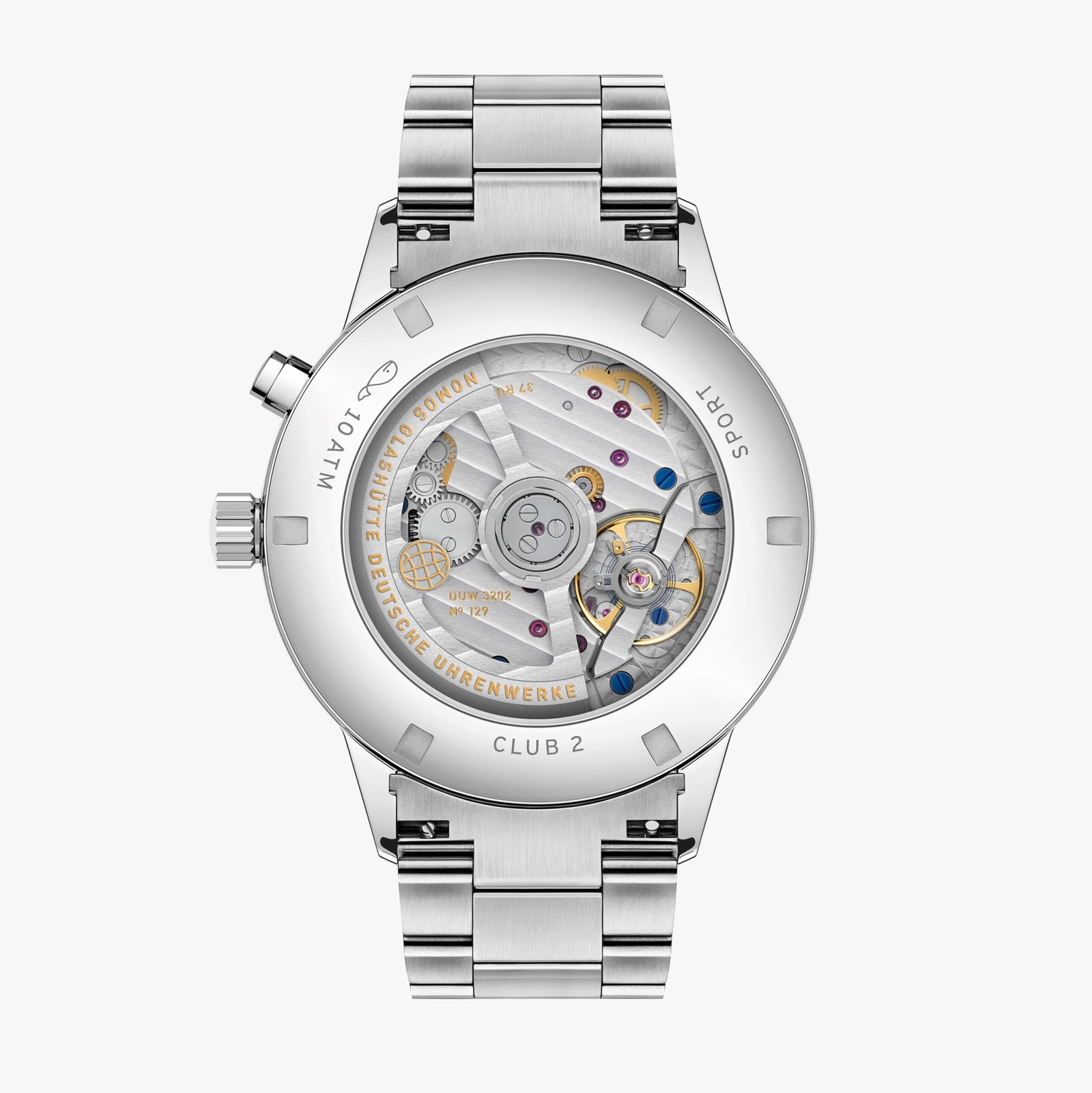NEW! NOMOS - Club Sport Worldtimer Silver Ref: 791