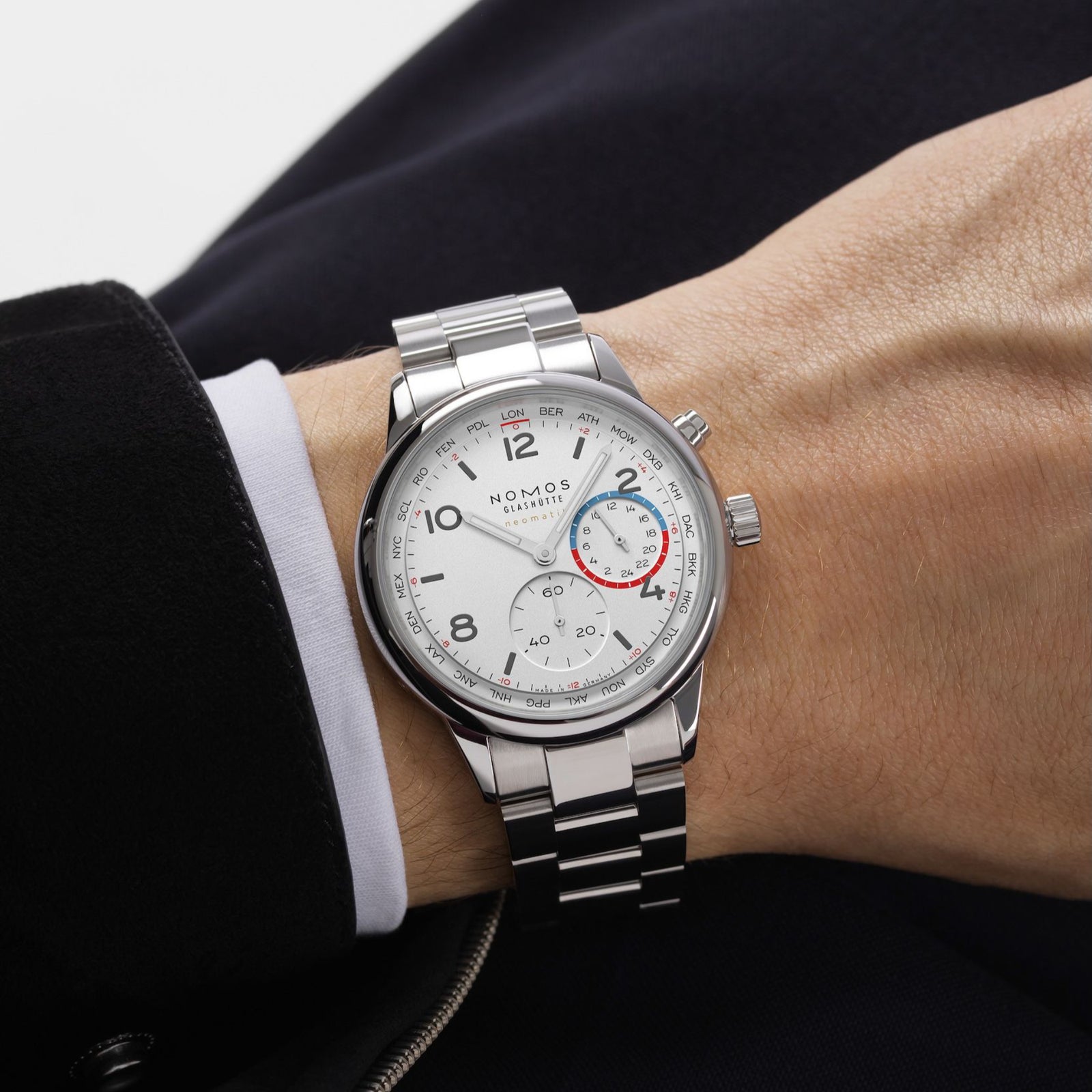 NEW! NOMOS - Club Sport Worldtimer Neomatik Ref: 792