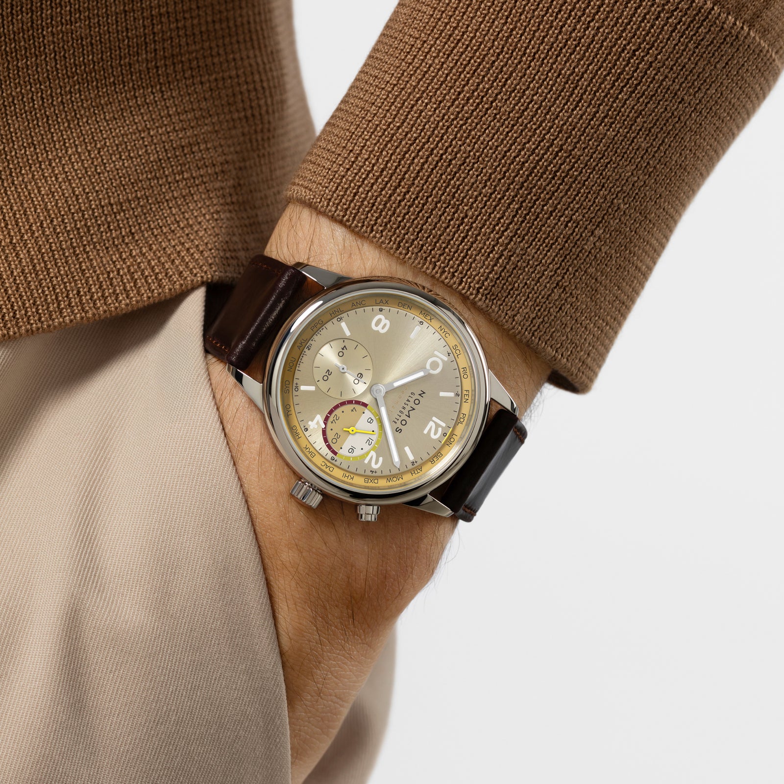 NEW! NOMOS - Club Sport Worldtimer Reverie Ref: 790.S11